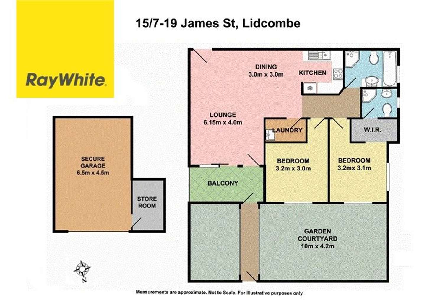 Floorplan of Homely apartment listing, 15/7-19 James Street, Lidcombe NSW 2141