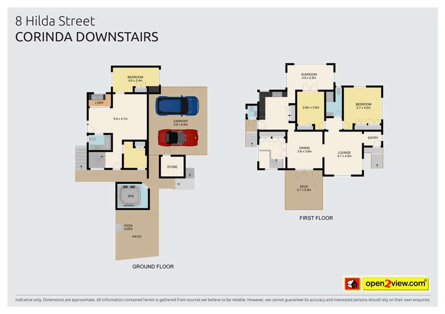 Floorplan of Homely house listing, 8 Hilda Street, Corinda QLD 4075