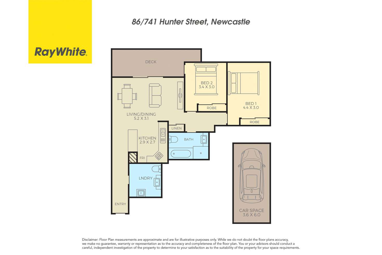 Floorplan of Homely apartment listing, 86/741 Hunter Street, Newcastle West NSW 2302