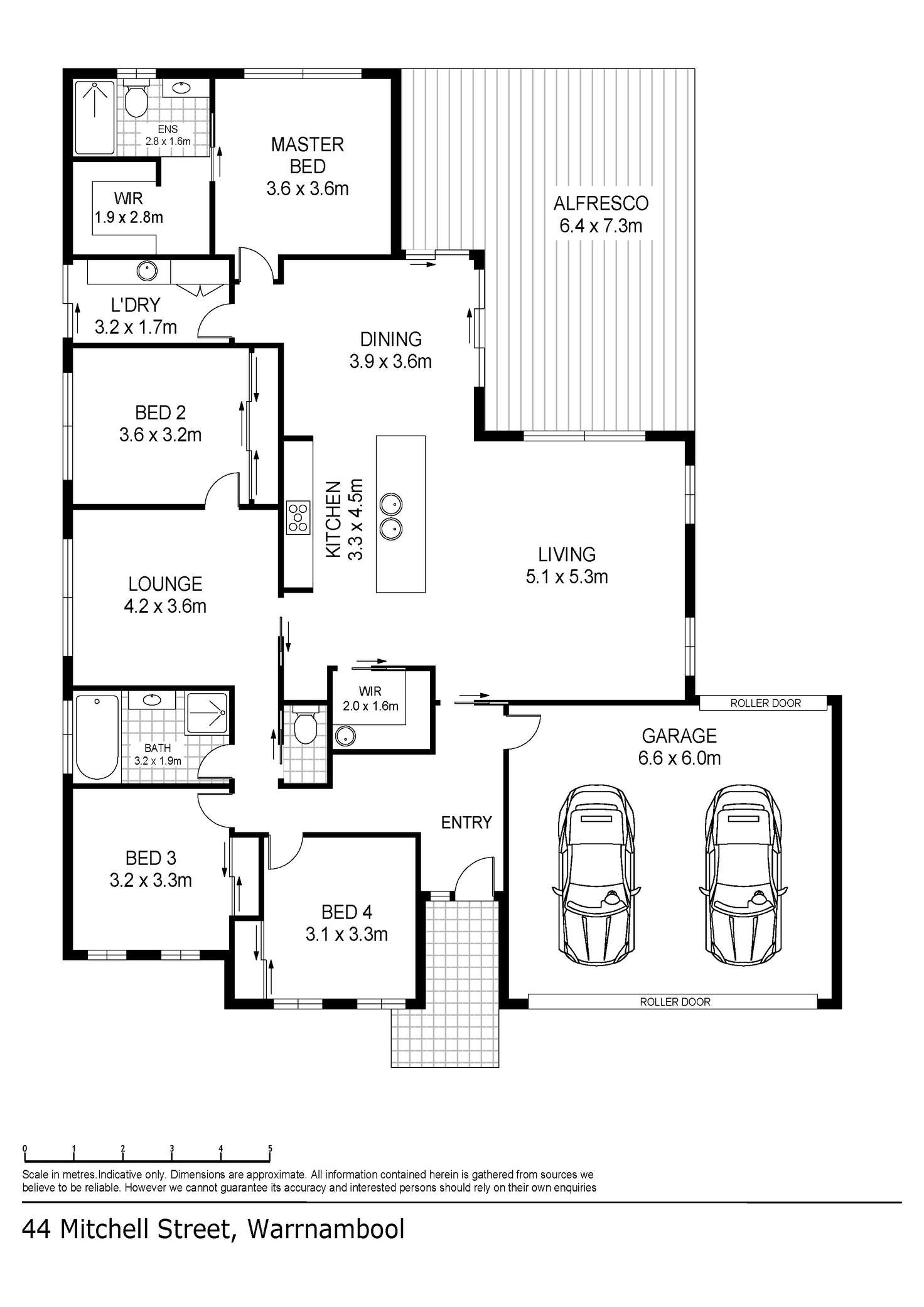 Floorplan of Homely house listing, 44 Mitchell Street, Warrnambool VIC 3280