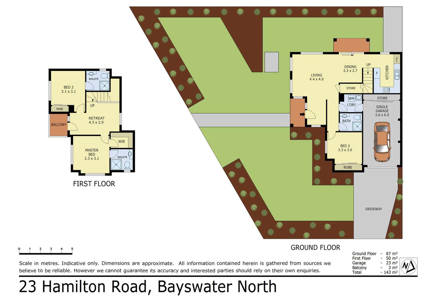 Floorplan of Homely house listing, 23 Hamilton Road, Bayswater North VIC 3153