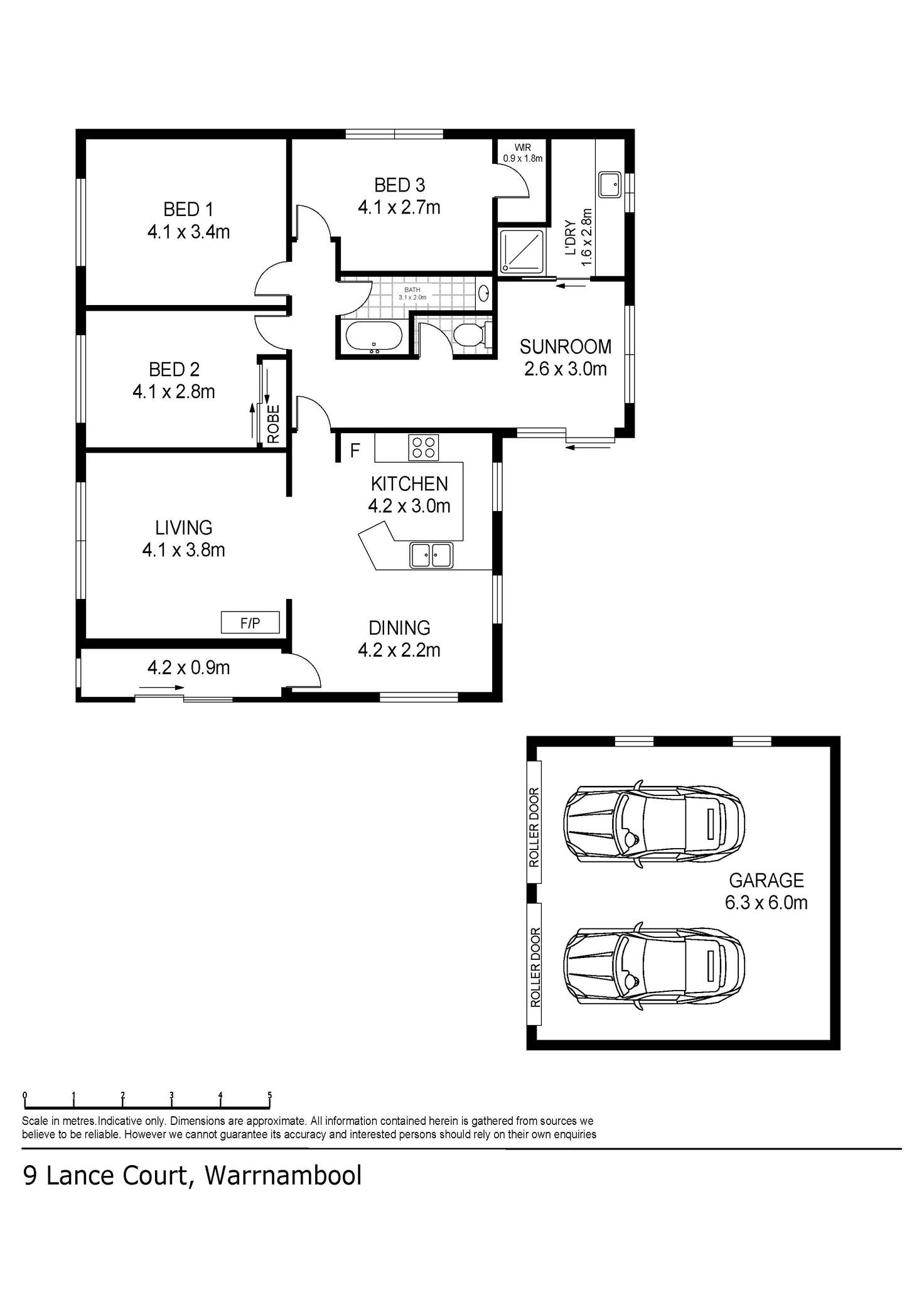 Floorplan of Homely house listing, 9 Lance Court, Warrnambool VIC 3280