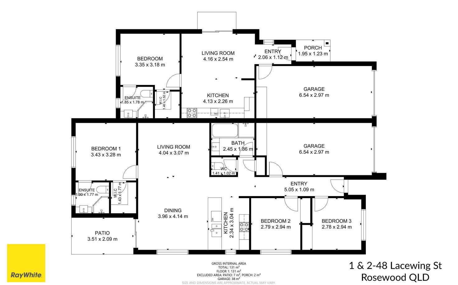 Floorplan of Homely house listing, 48 Lacewing Street, Rosewood QLD 4340