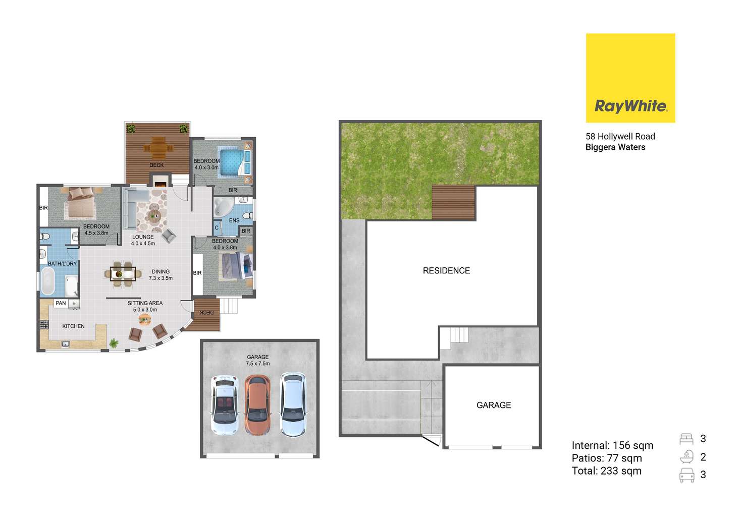 Floorplan of Homely house listing, 58 Hollywell Road, Biggera Waters QLD 4216