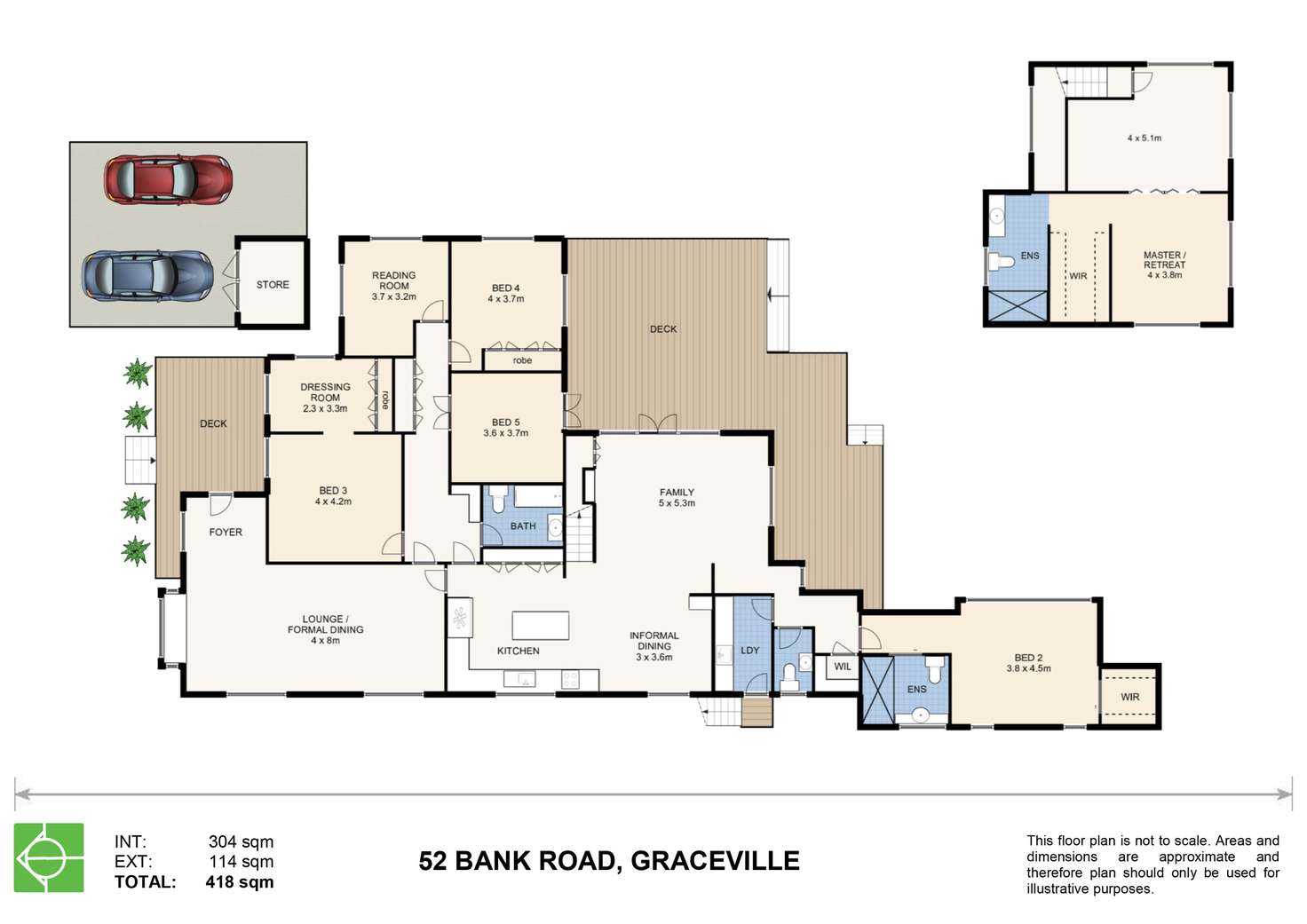 Floorplan of Homely house listing, 52 Bank Road, Graceville QLD 4075