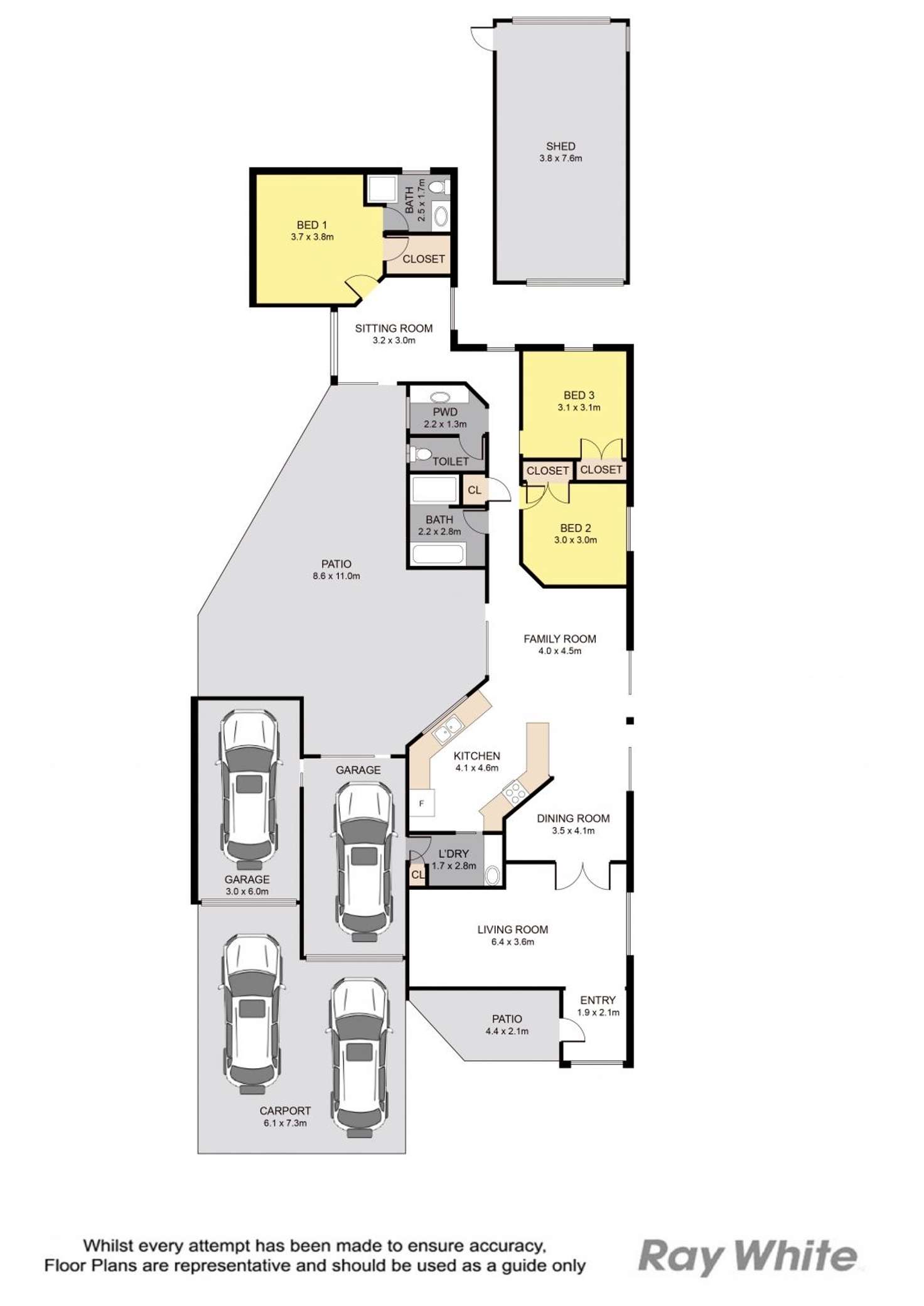 Floorplan of Homely house listing, 6 Poznik Close, Bracken Ridge QLD 4017