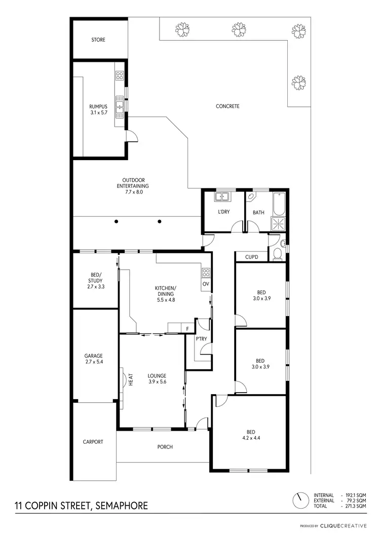 Floorplan of Homely house listing, 11 Coppin Street, Semaphore SA 5019