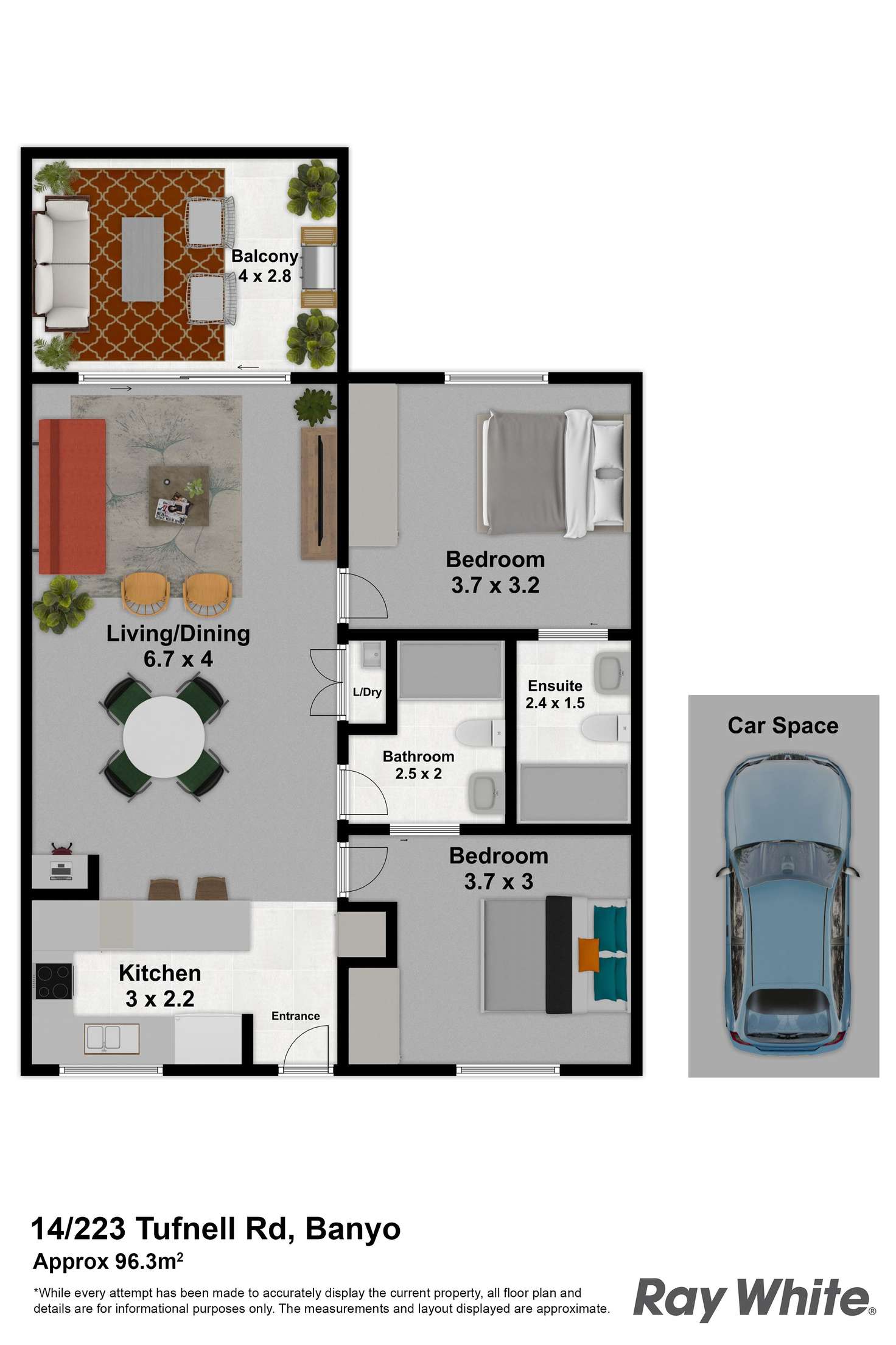 Floorplan of Homely apartment listing, 14/223 Tufnell Road, Banyo QLD 4014