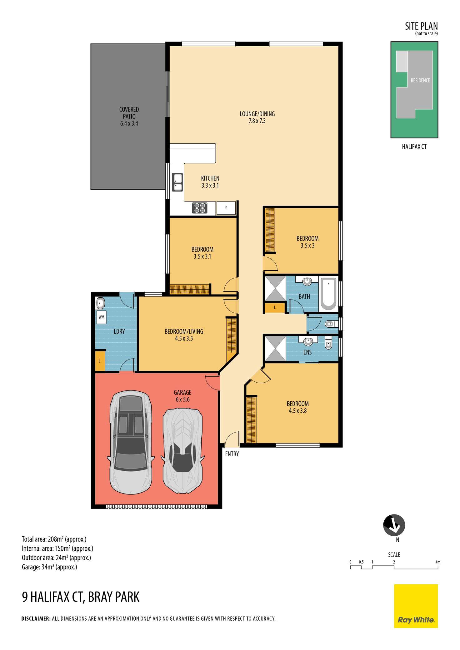 Floorplan of Homely house listing, 9 Halifax Court, Bray Park QLD 4500