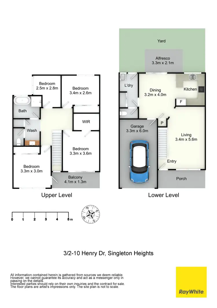 Floorplan of Homely townhouse listing, 5/2-10 Henry Drive, Singleton NSW 2330