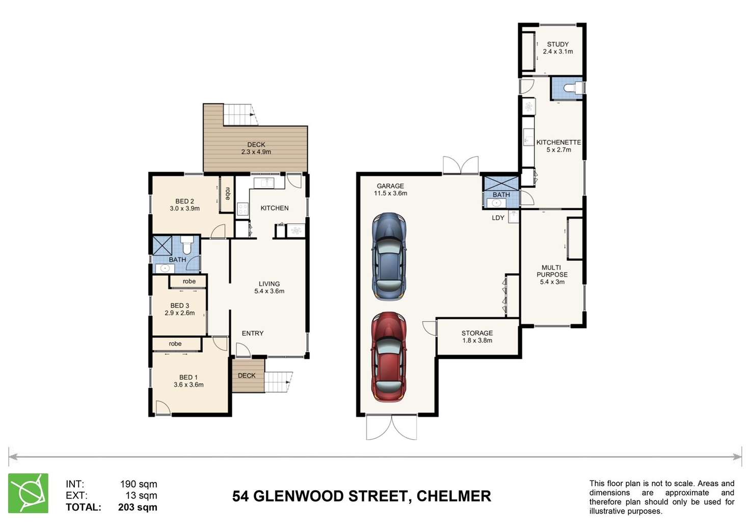 Floorplan of Homely house listing, 54 Glenwood Street, Chelmer QLD 4068
