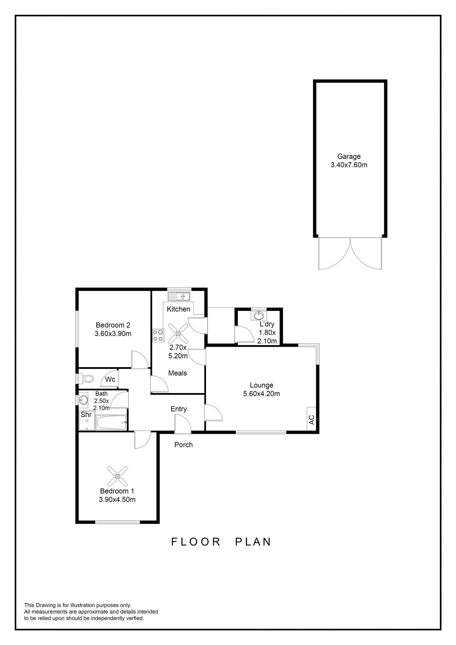 Floorplan of Homely house listing, 13 Renwick Street, West Beach SA 5024