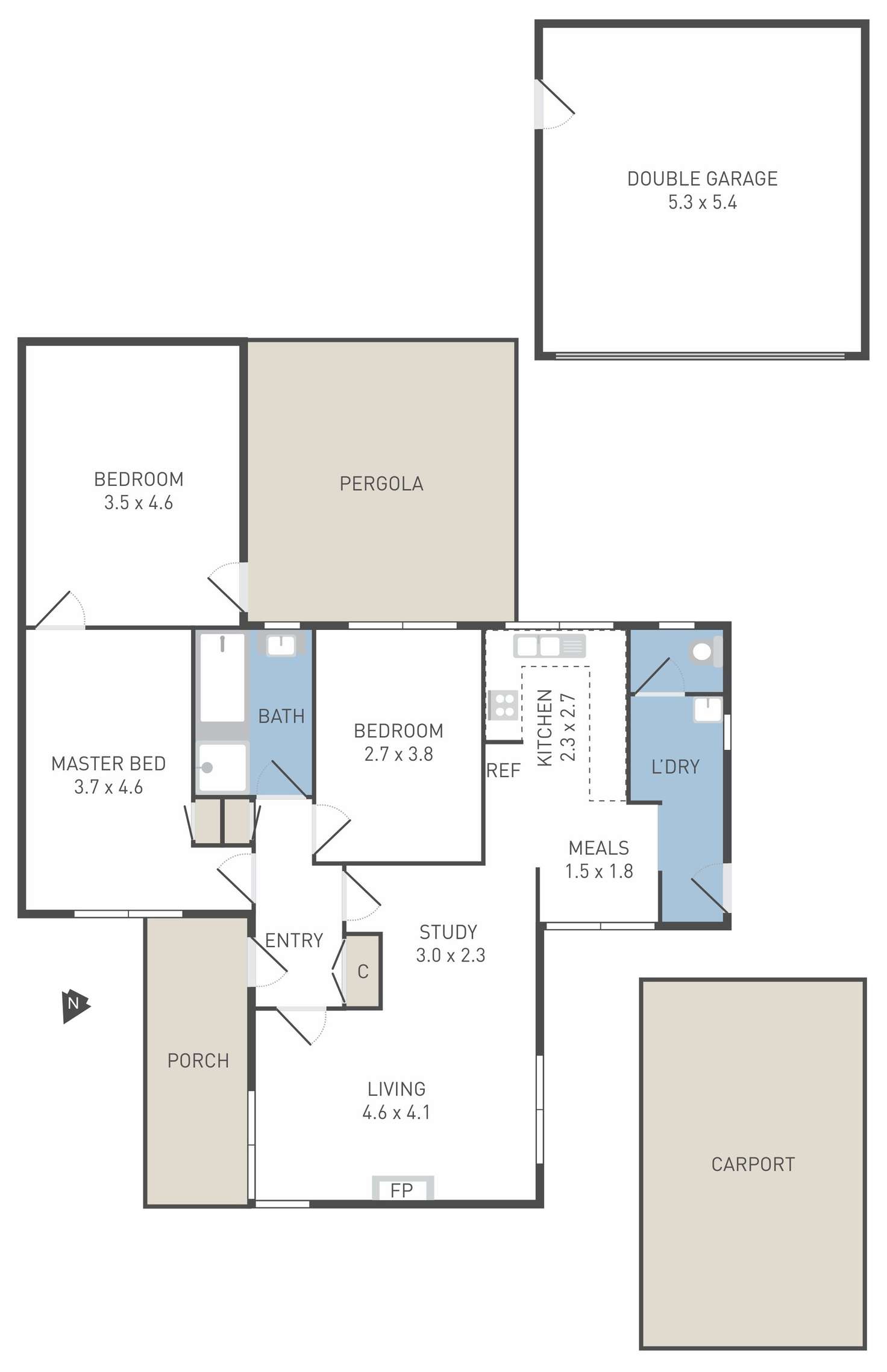 Floorplan of Homely house listing, 5 Scotsburn Grove, Werribee VIC 3030