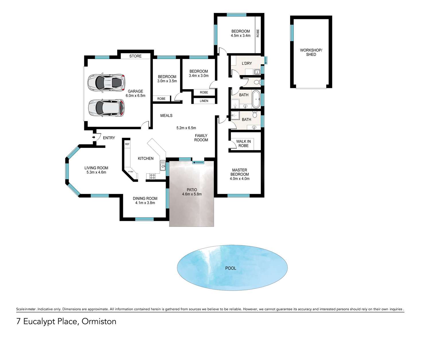 Floorplan of Homely house listing, 7 Eucalypt Place, Ormiston QLD 4160