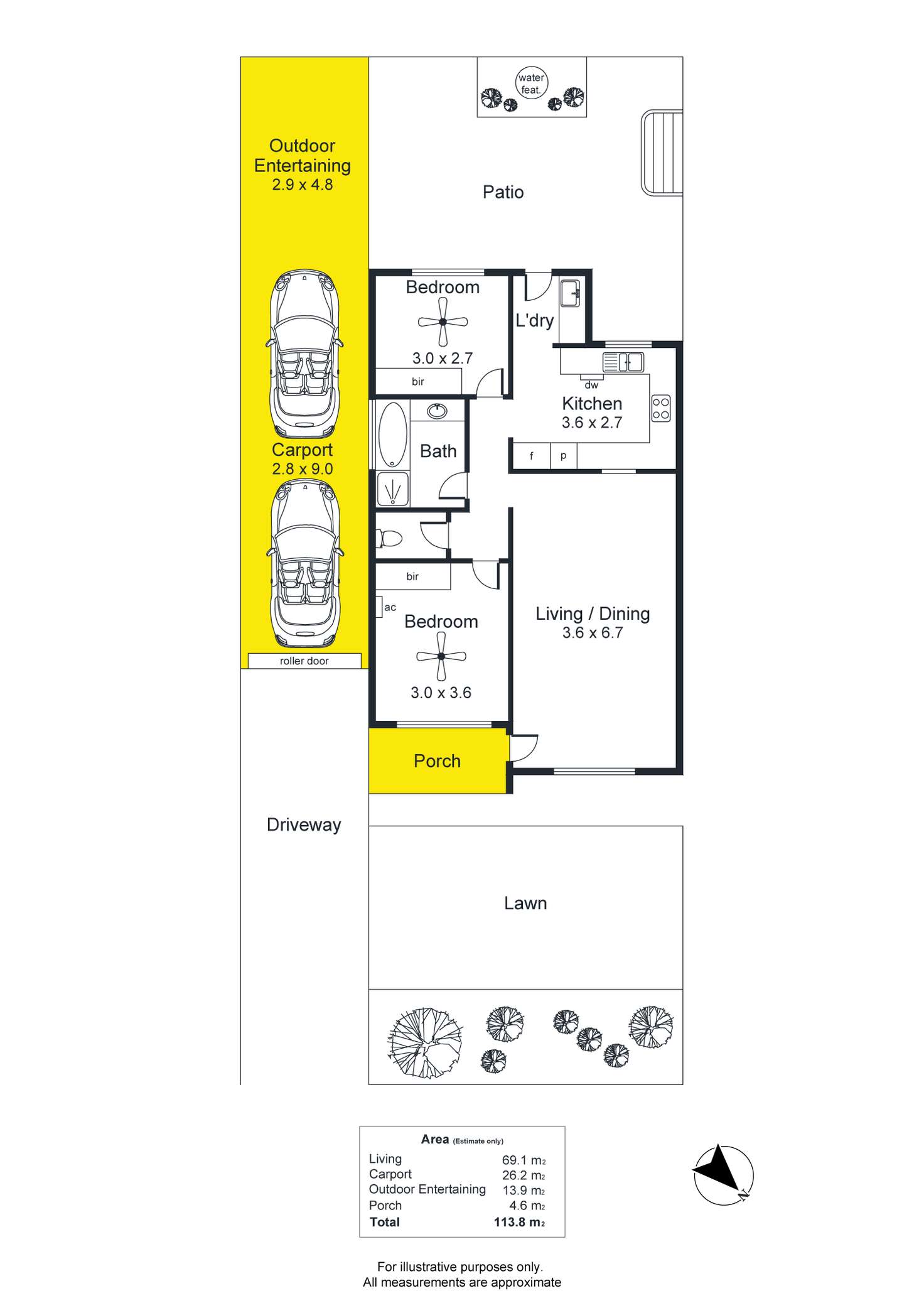 Floorplan of Homely unit listing, 2/20 Wheaton Road, Melrose Park SA 5039