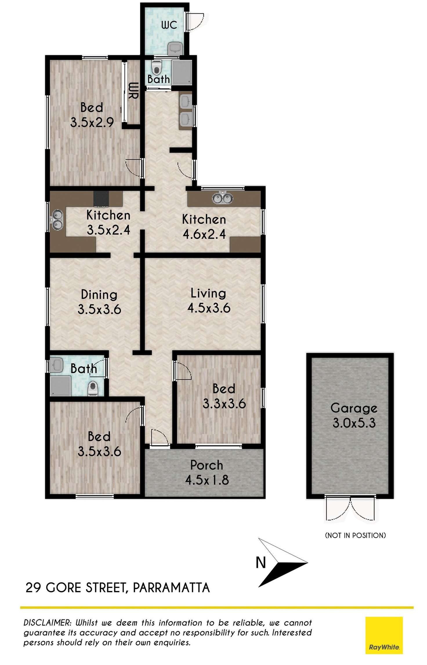 Floorplan of Homely house listing, 29 Gore Street, Parramatta NSW 2150