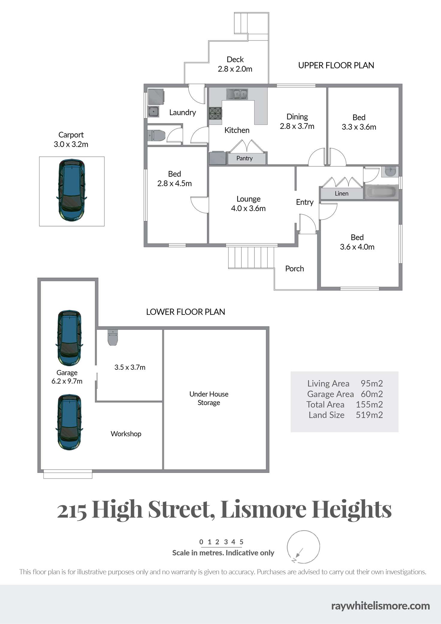 Floorplan of Homely house listing, 215 High Street, Lismore Heights NSW 2480