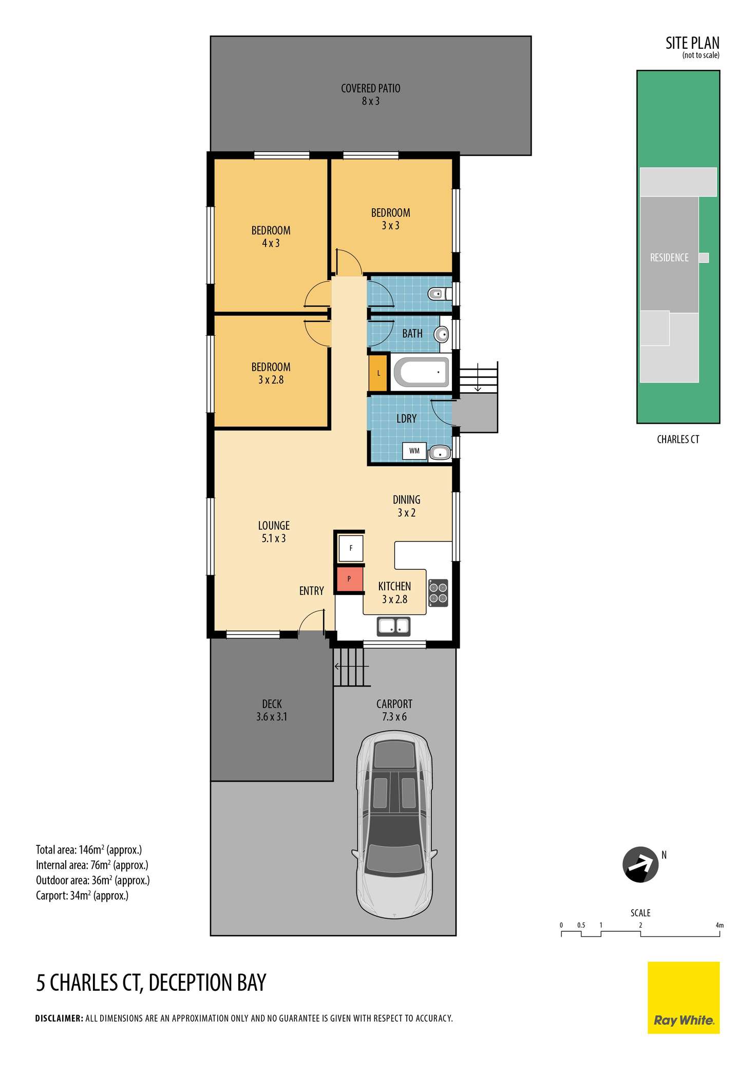 Floorplan of Homely house listing, 5 Charles Court, Deception Bay QLD 4508