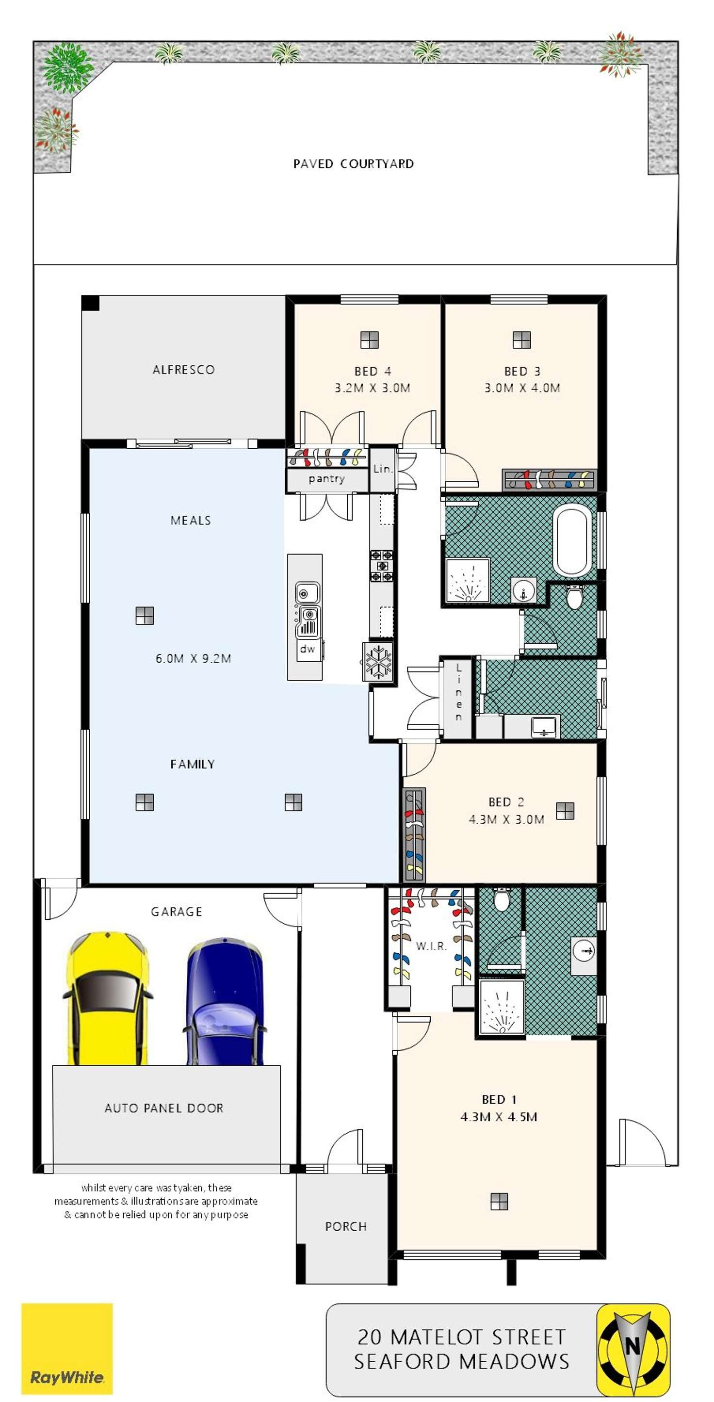 Floorplan of Homely house listing, 20 Matelot Street, Seaford Meadows SA 5169