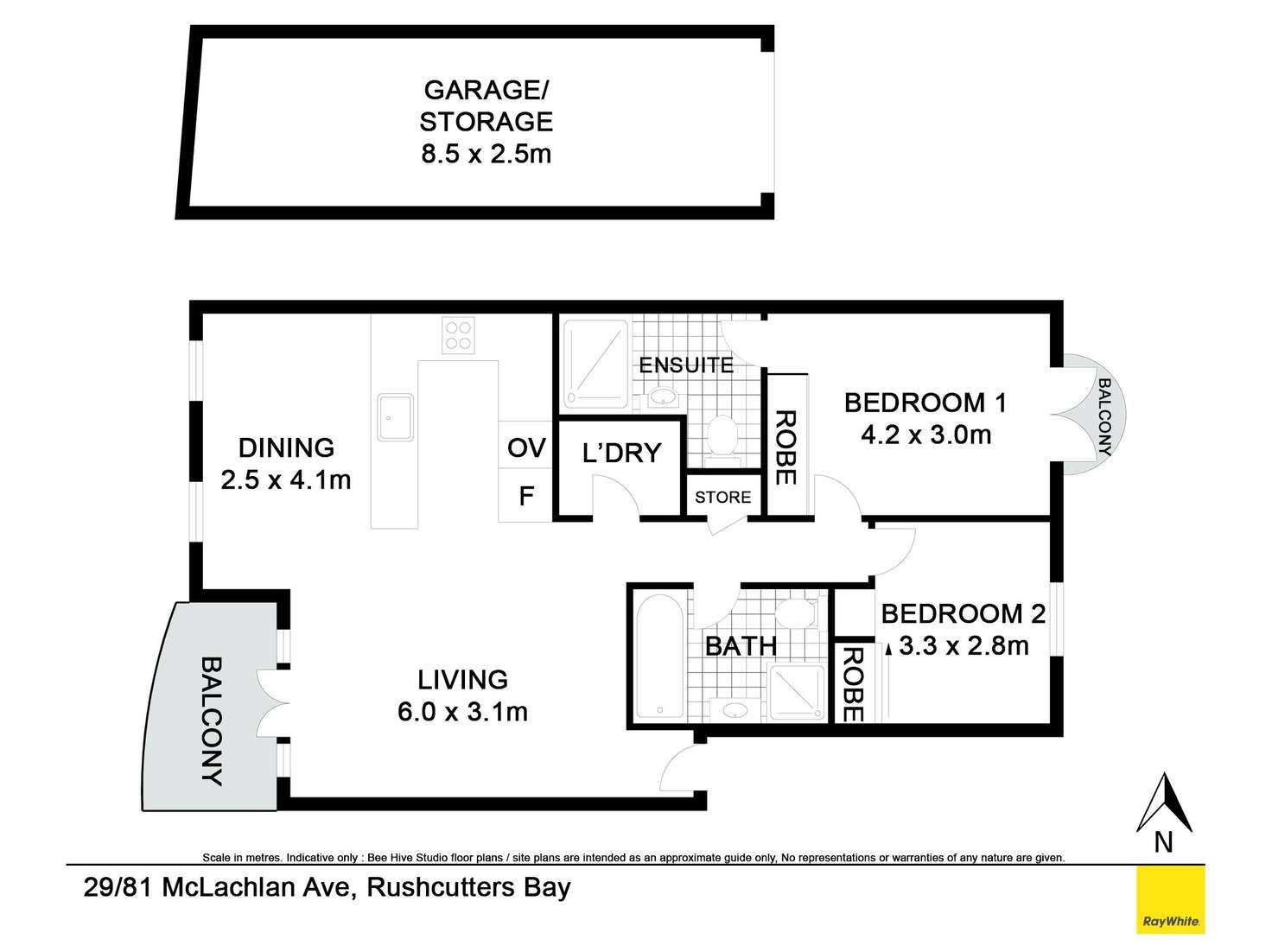 Floorplan of Homely apartment listing, 29/87-97 McLachlan Avenue, Darlinghurst NSW 2010