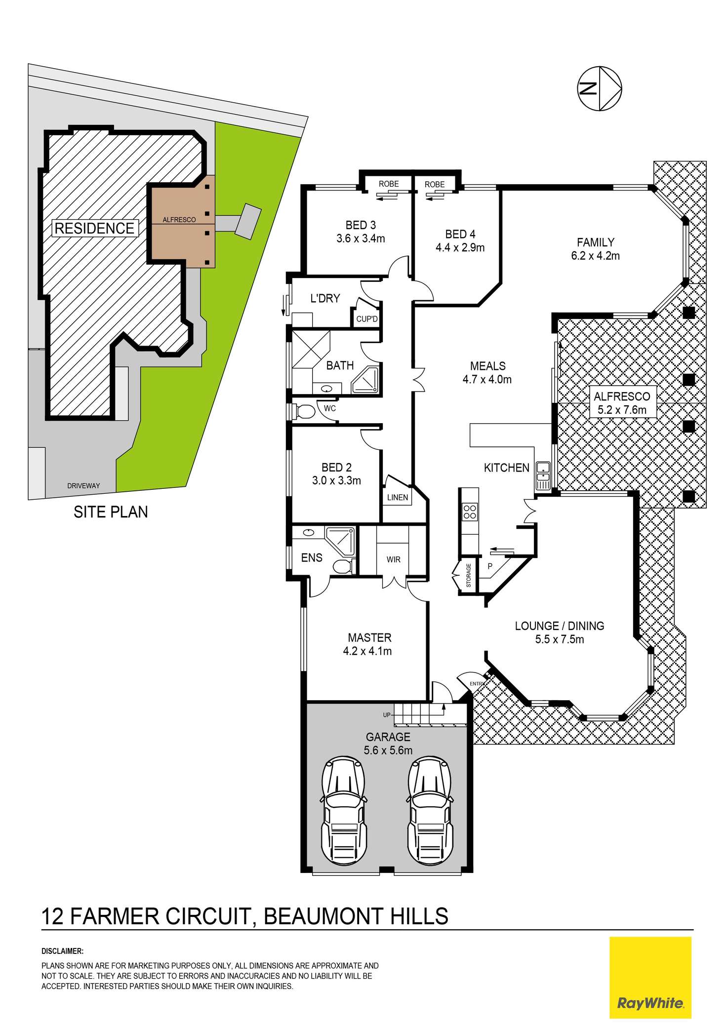 Floorplan of Homely house listing, 12 Farmer Circuit, Beaumont Hills NSW 2155