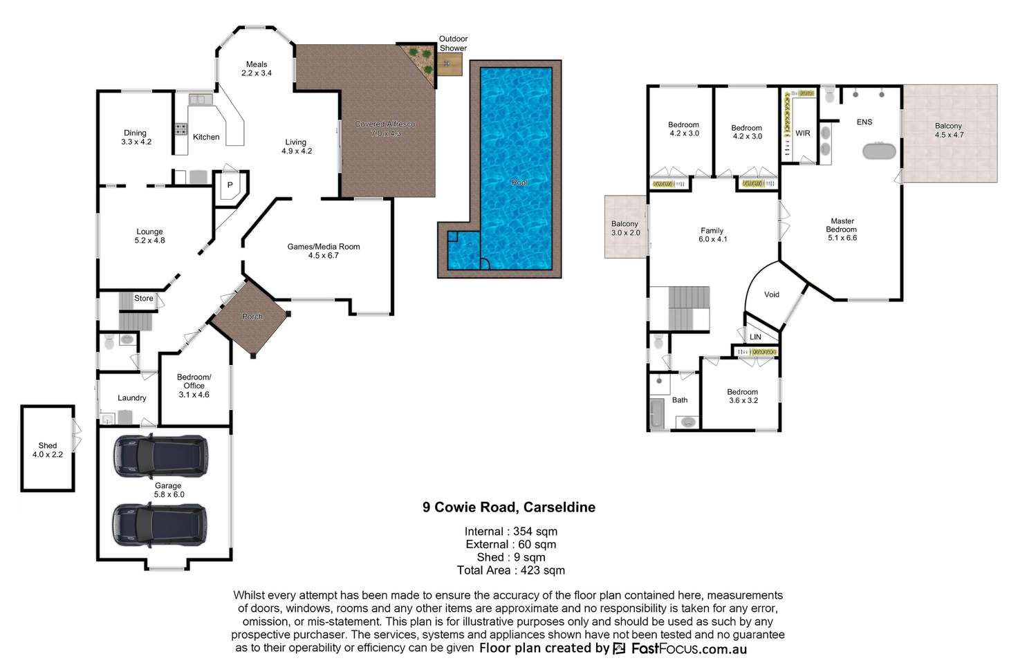 Floorplan of Homely house listing, 9 Cowie Road, Carseldine QLD 4034