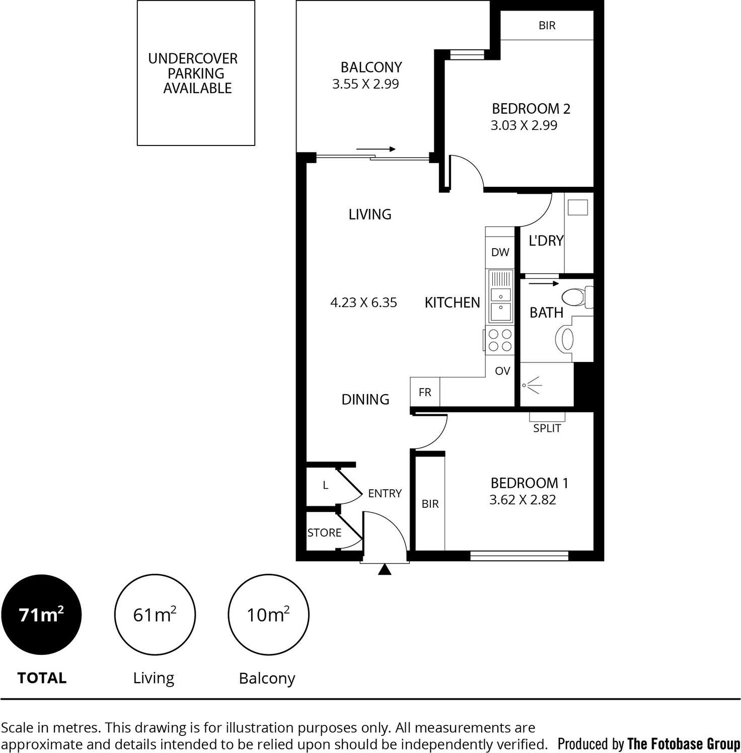 Floorplan of Homely apartment listing, 107/100 Churchill Road, Prospect SA 5082