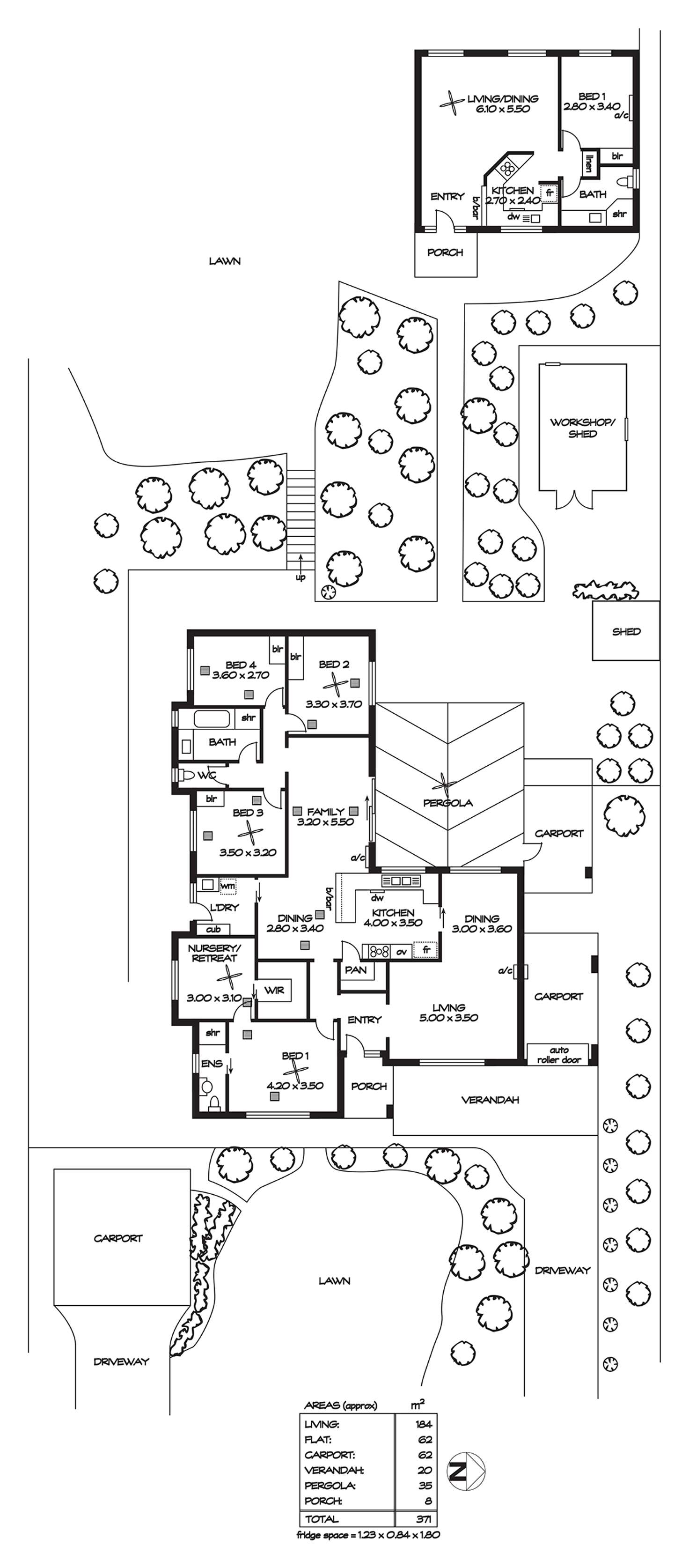 Floorplan of Homely house listing, 7 Hillridge Drive, Belair SA 5052