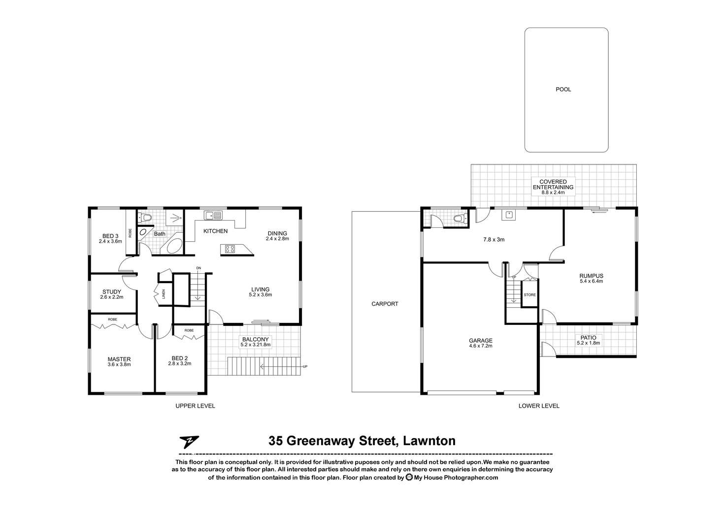 Floorplan of Homely house listing, 35 Greenaway Street, Lawnton QLD 4501