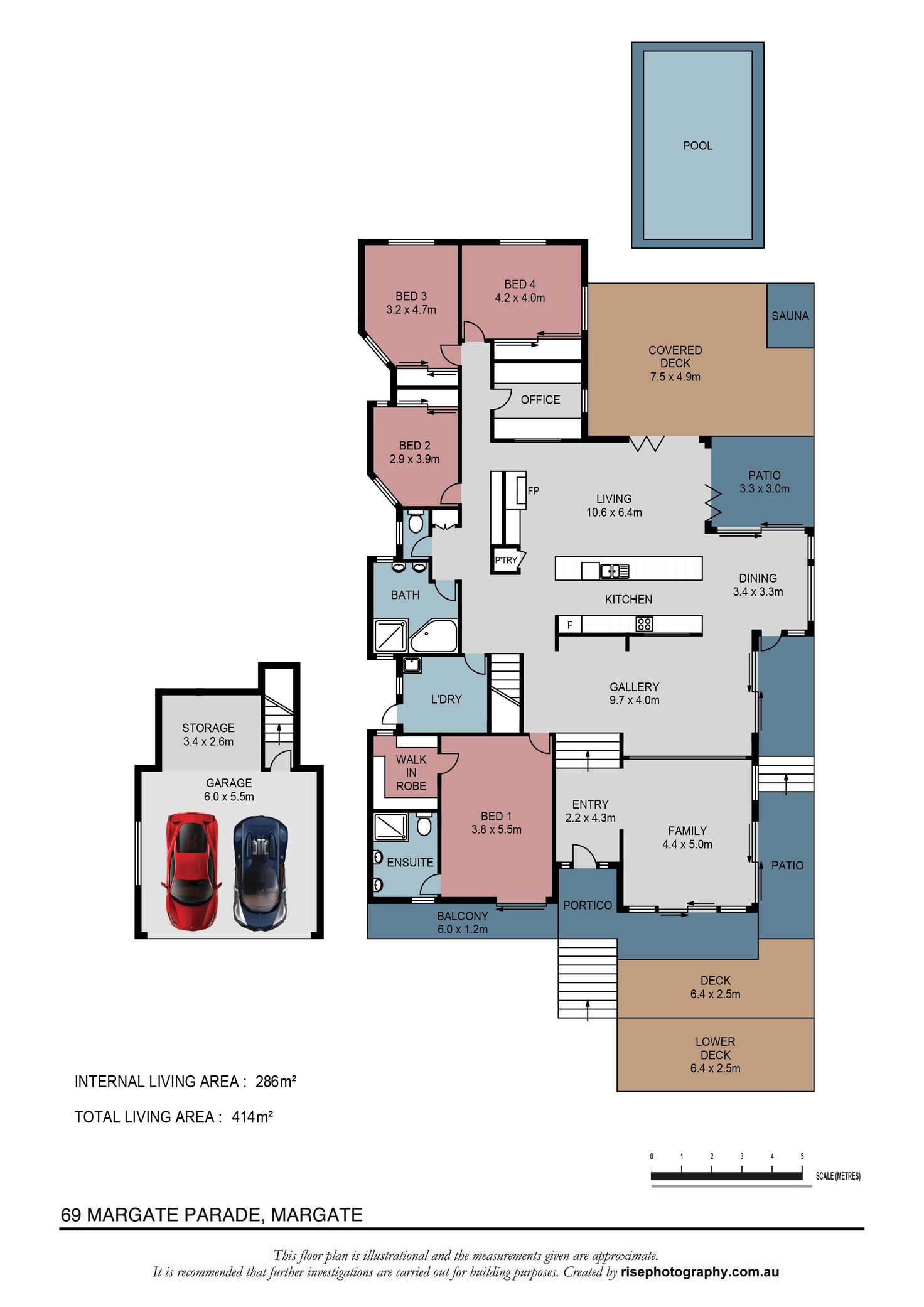 Floorplan of Homely house listing, 69 Margate Parade, Margate QLD 4019