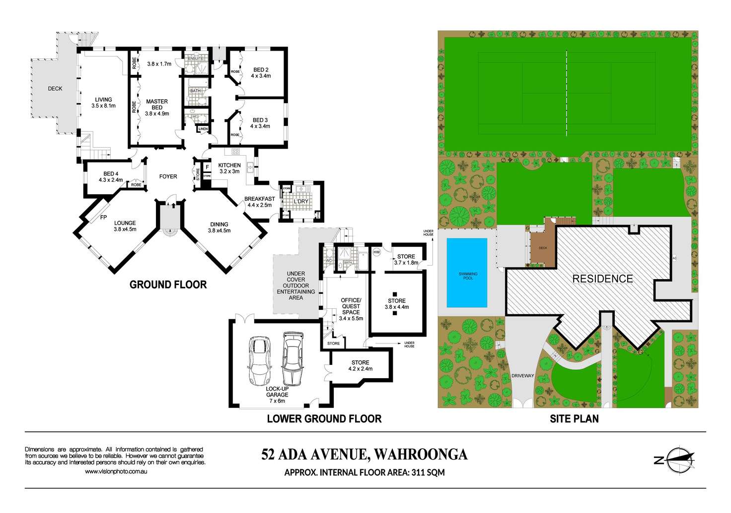 Floorplan of Homely house listing, 52 Ada Avenue, Wahroonga NSW 2076