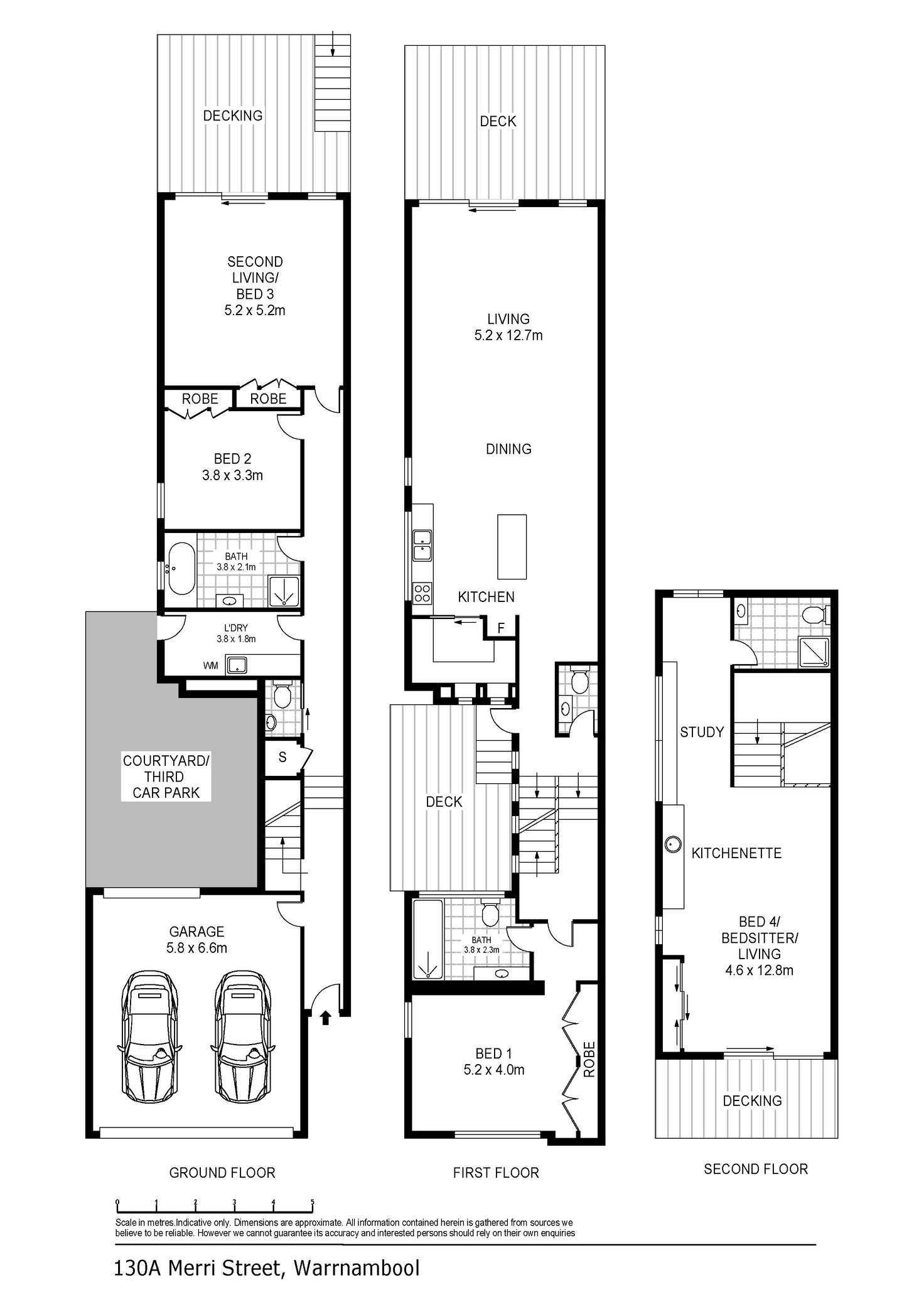 Floorplan of Homely house listing, 130A Merri Street, Warrnambool VIC 3280