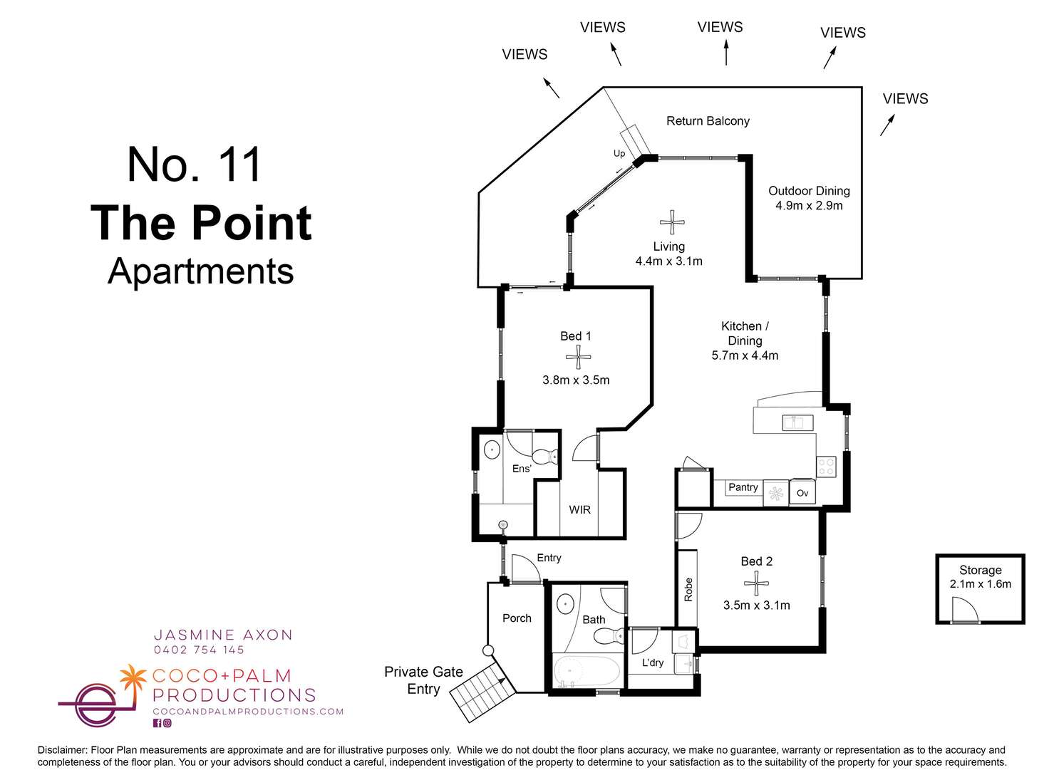 Floorplan of Homely apartment listing, 11/3 Murphy Street, Port Douglas QLD 4877