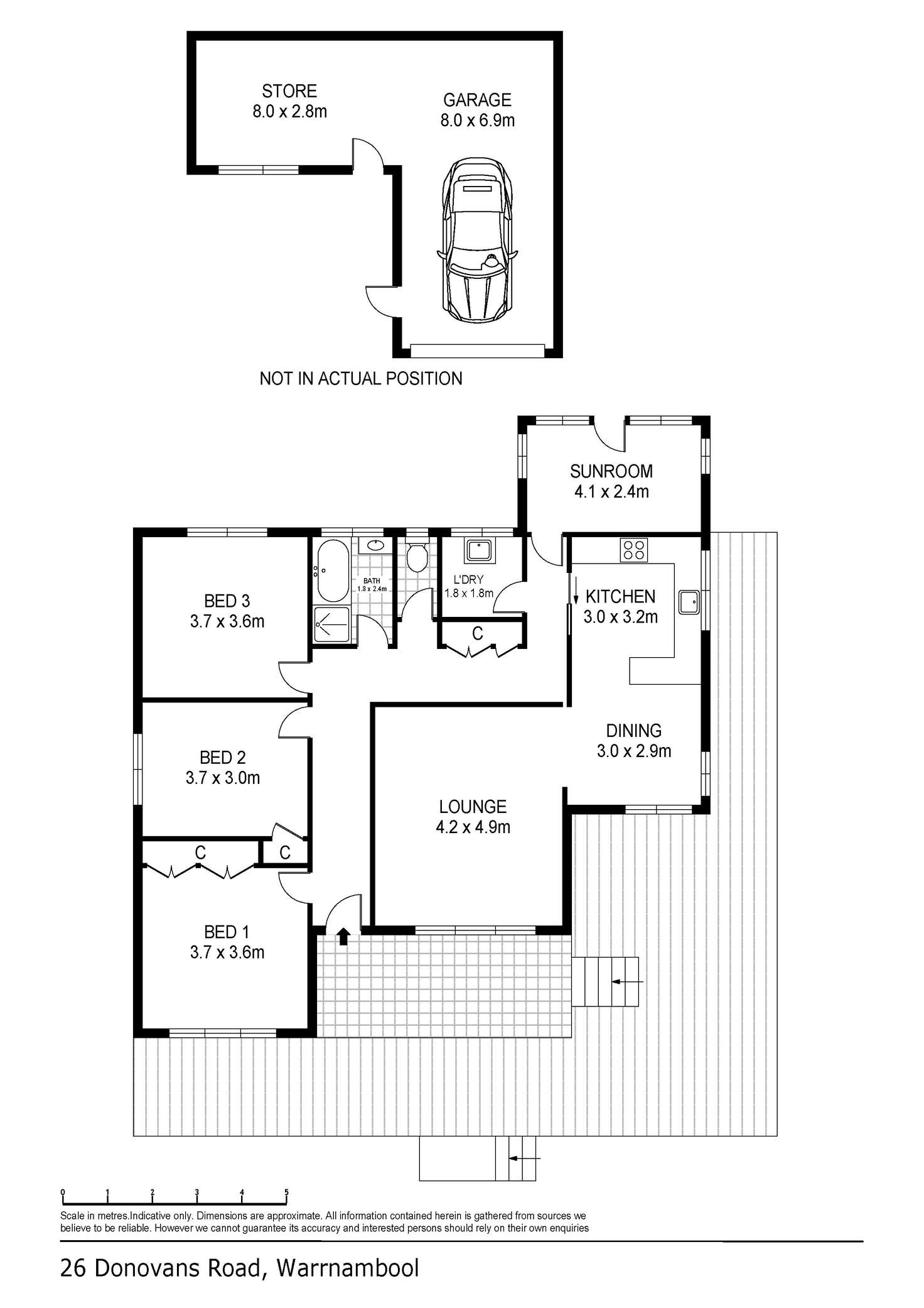 Floorplan of Homely house listing, 26 Donovans Road, Warrnambool VIC 3280