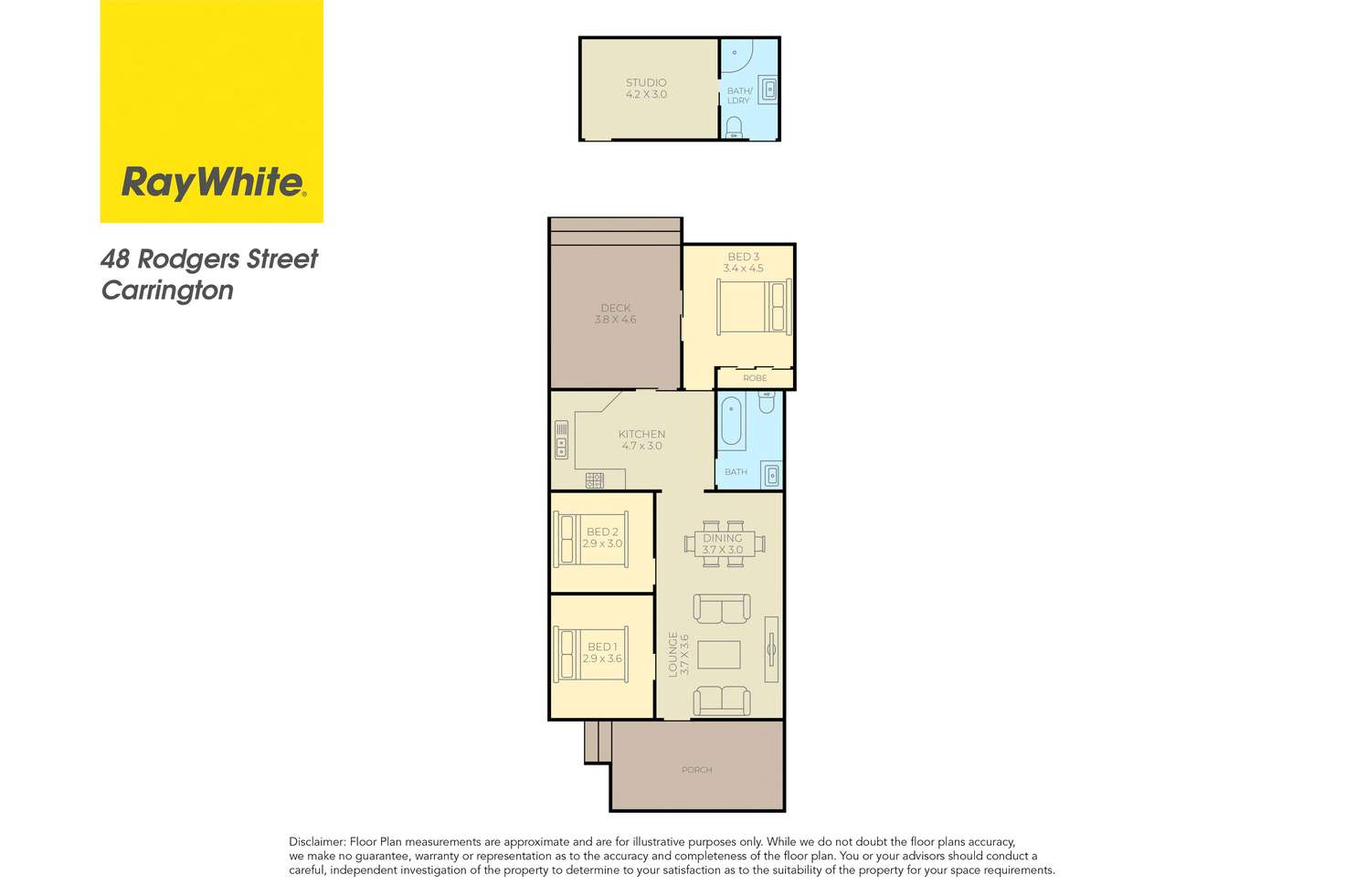 Floorplan of Homely house listing, 48 Rodgers Street, Carrington NSW 2294