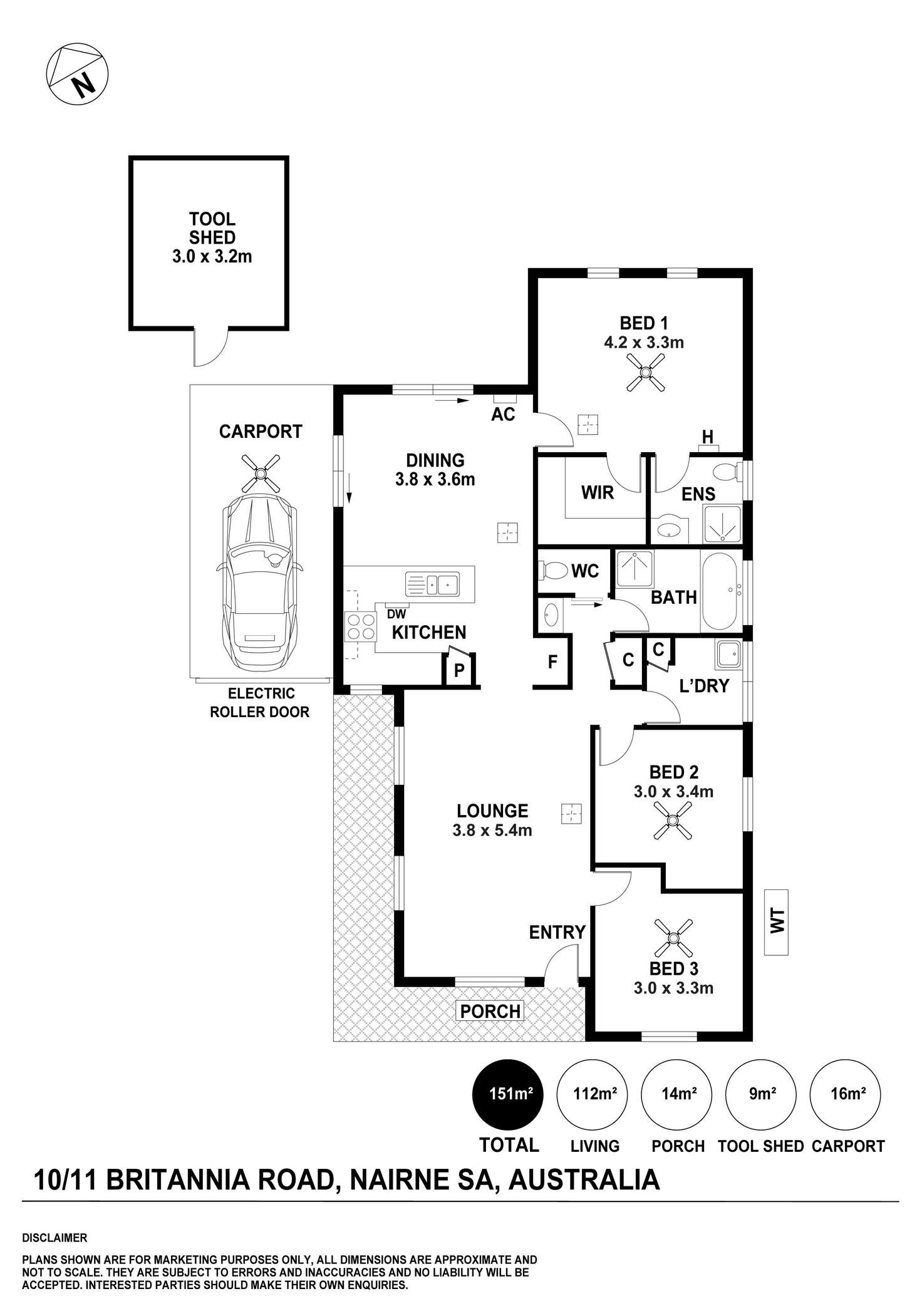 Floorplan of Homely house listing, 10/11 Britannia Road, Nairne SA 5252