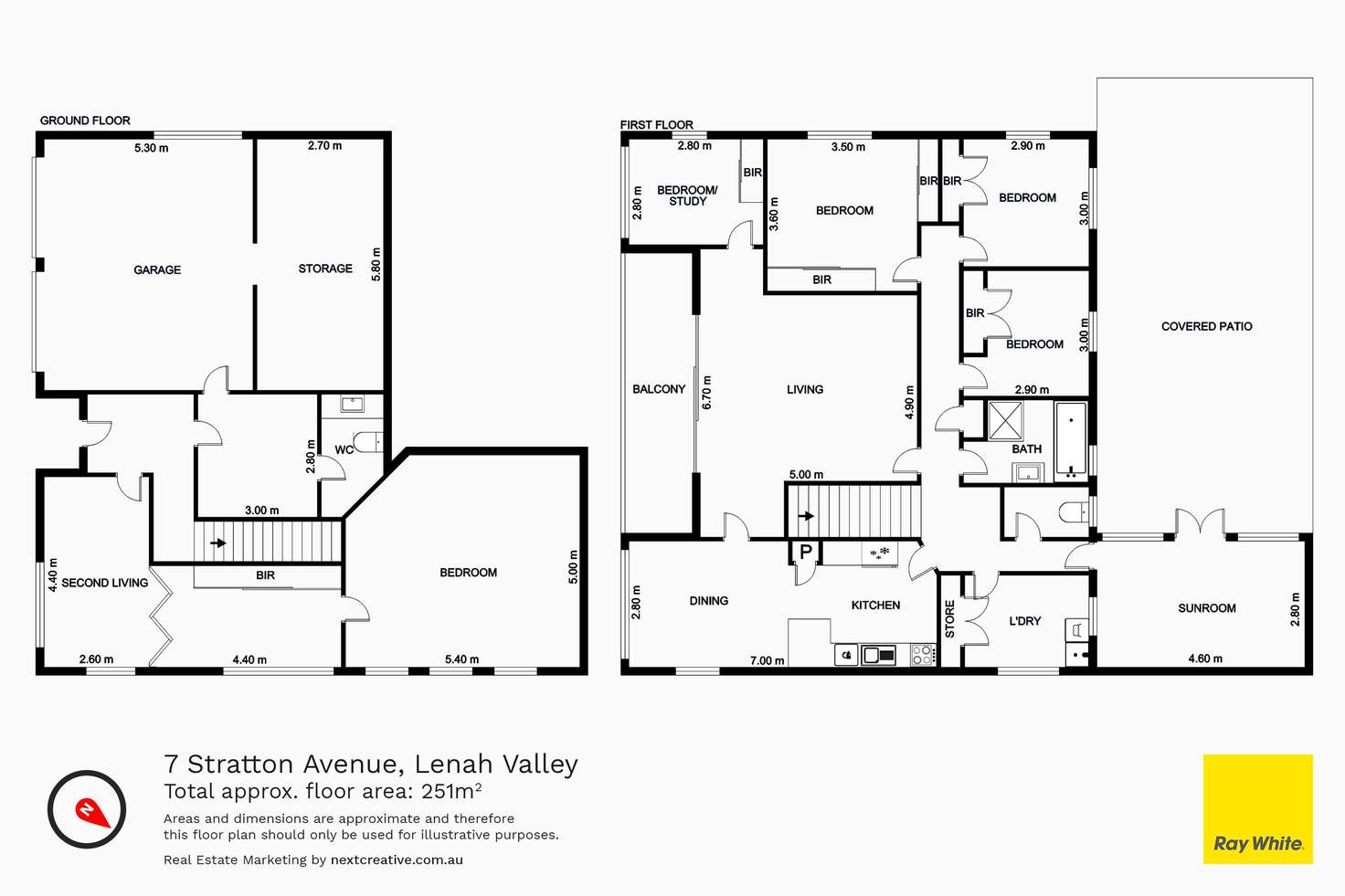 Floorplan of Homely house listing, 7 Stratton Avenue, Lenah Valley TAS 7008