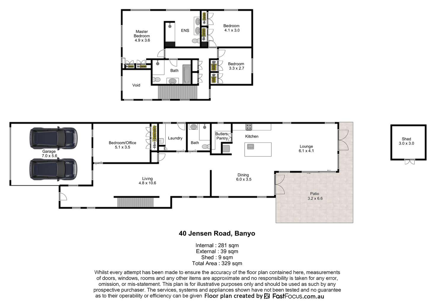 Floorplan of Homely house listing, 40 Jensen Road, Banyo QLD 4014