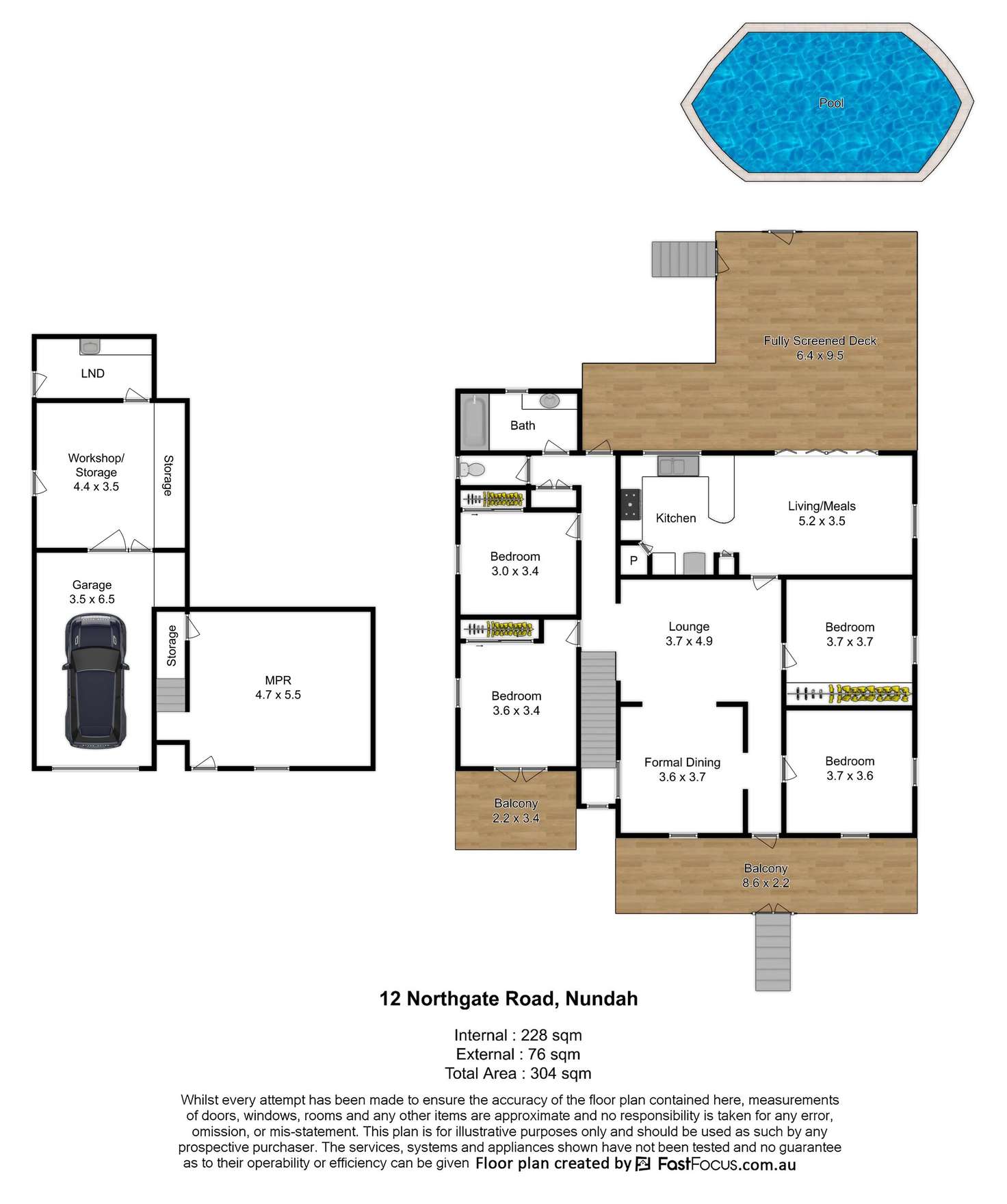 Floorplan of Homely house listing, 14 Northgate Road, Nundah QLD 4012