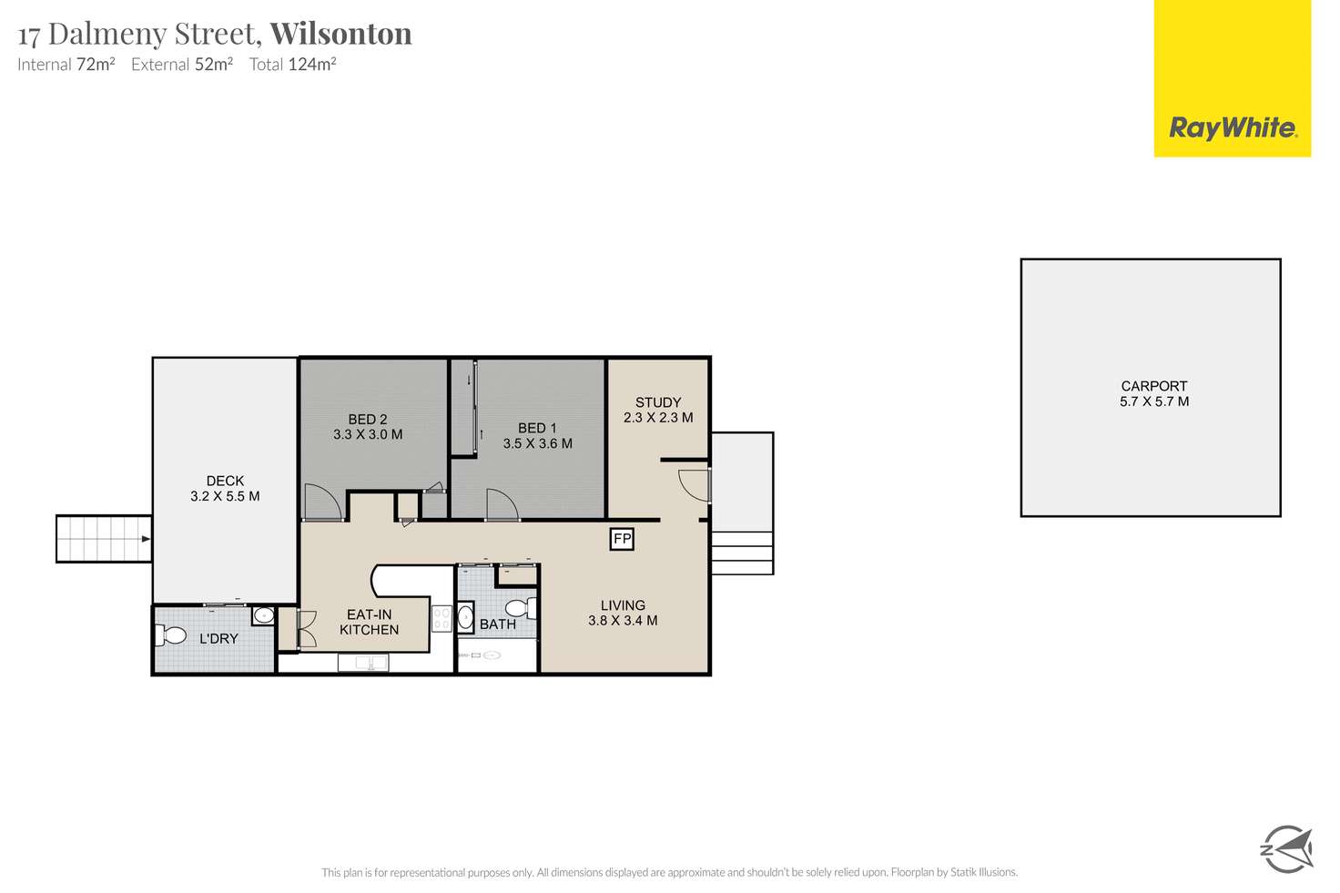 Floorplan of Homely house listing, 17 Dalmeny Street, Wilsonton QLD 4350