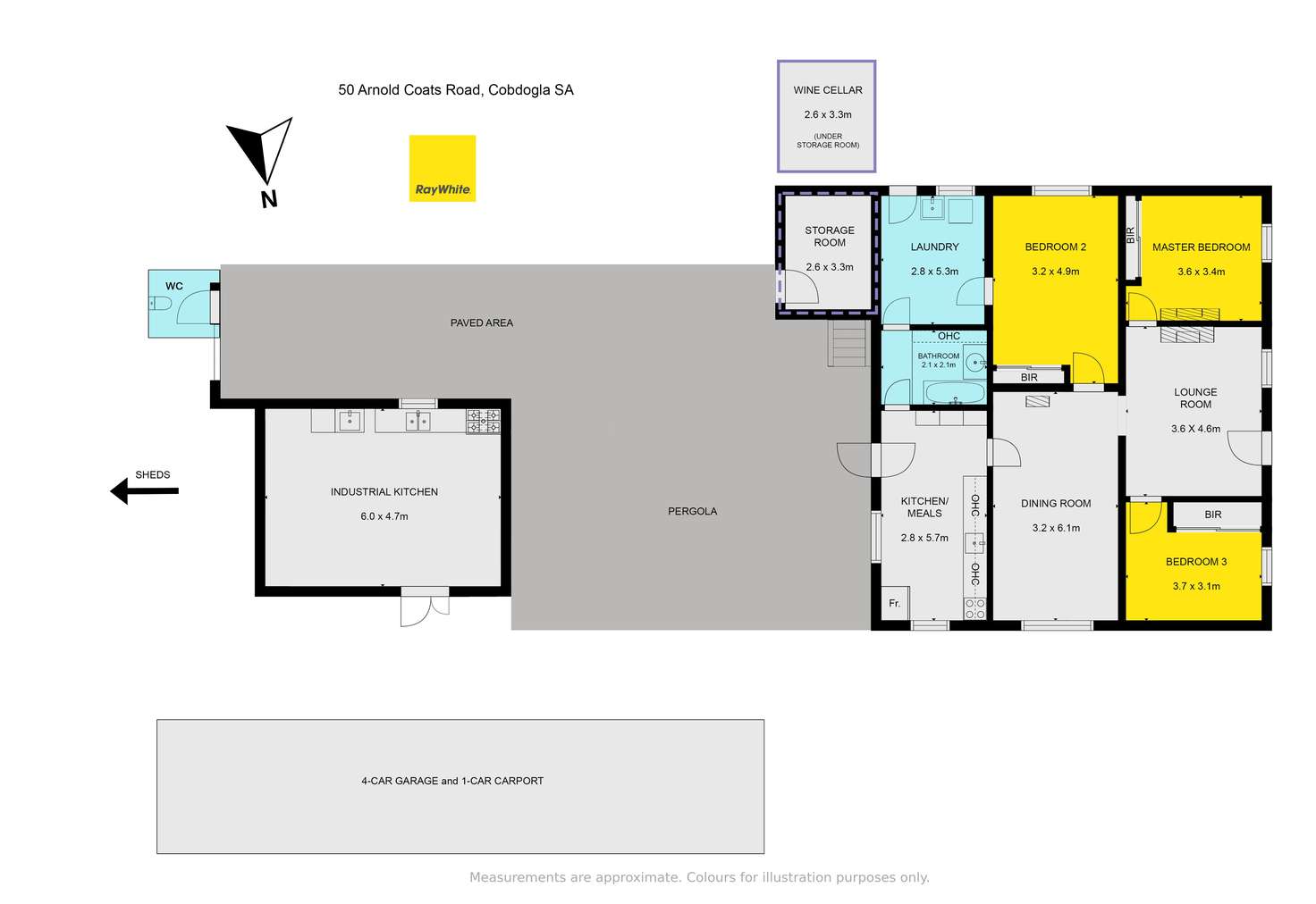 Floorplan of Homely house listing, 50 Arnold Coats Road, Cobdogla SA 5346