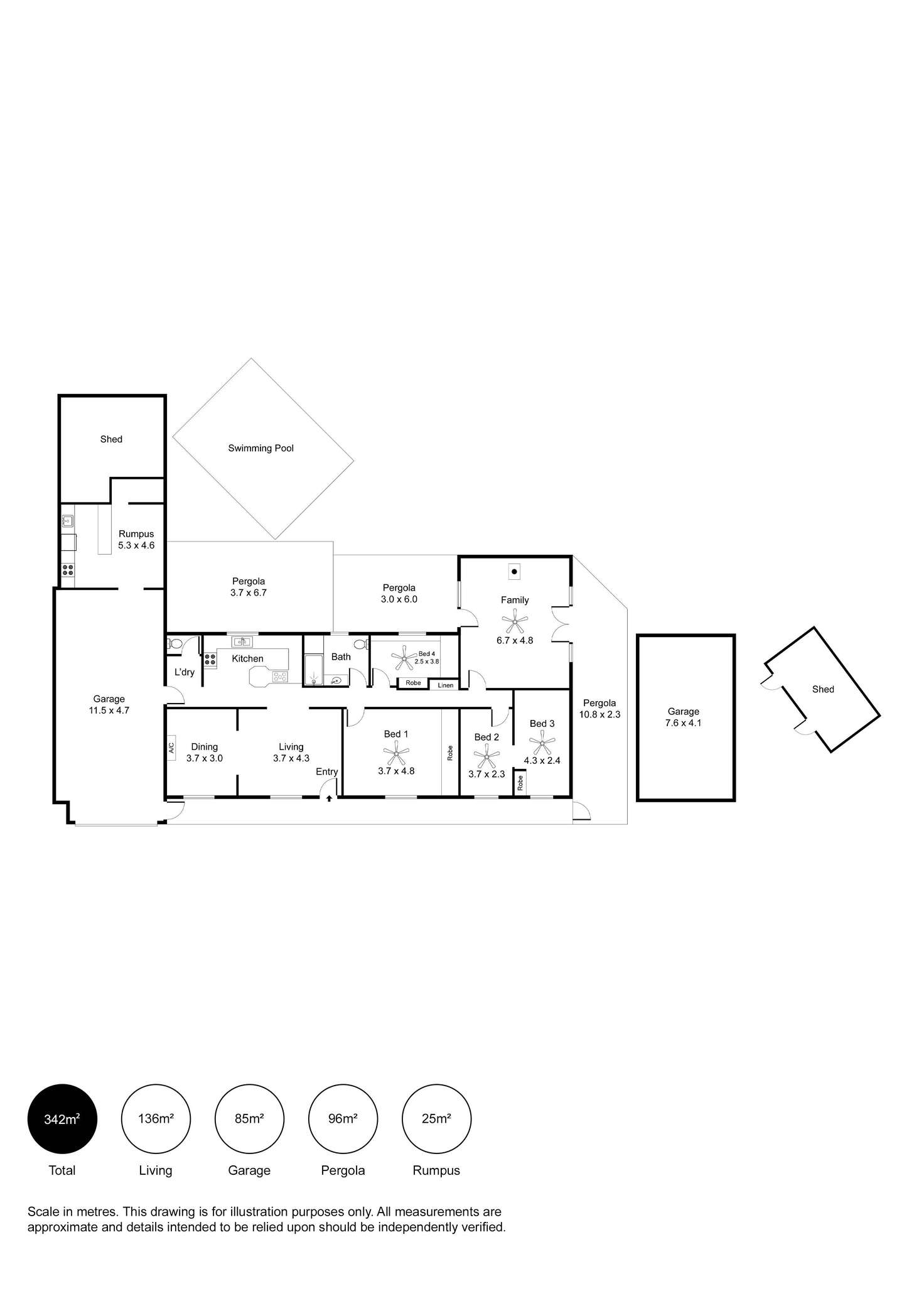 Floorplan of Homely house listing, 38 King Street, Pennington SA 5013