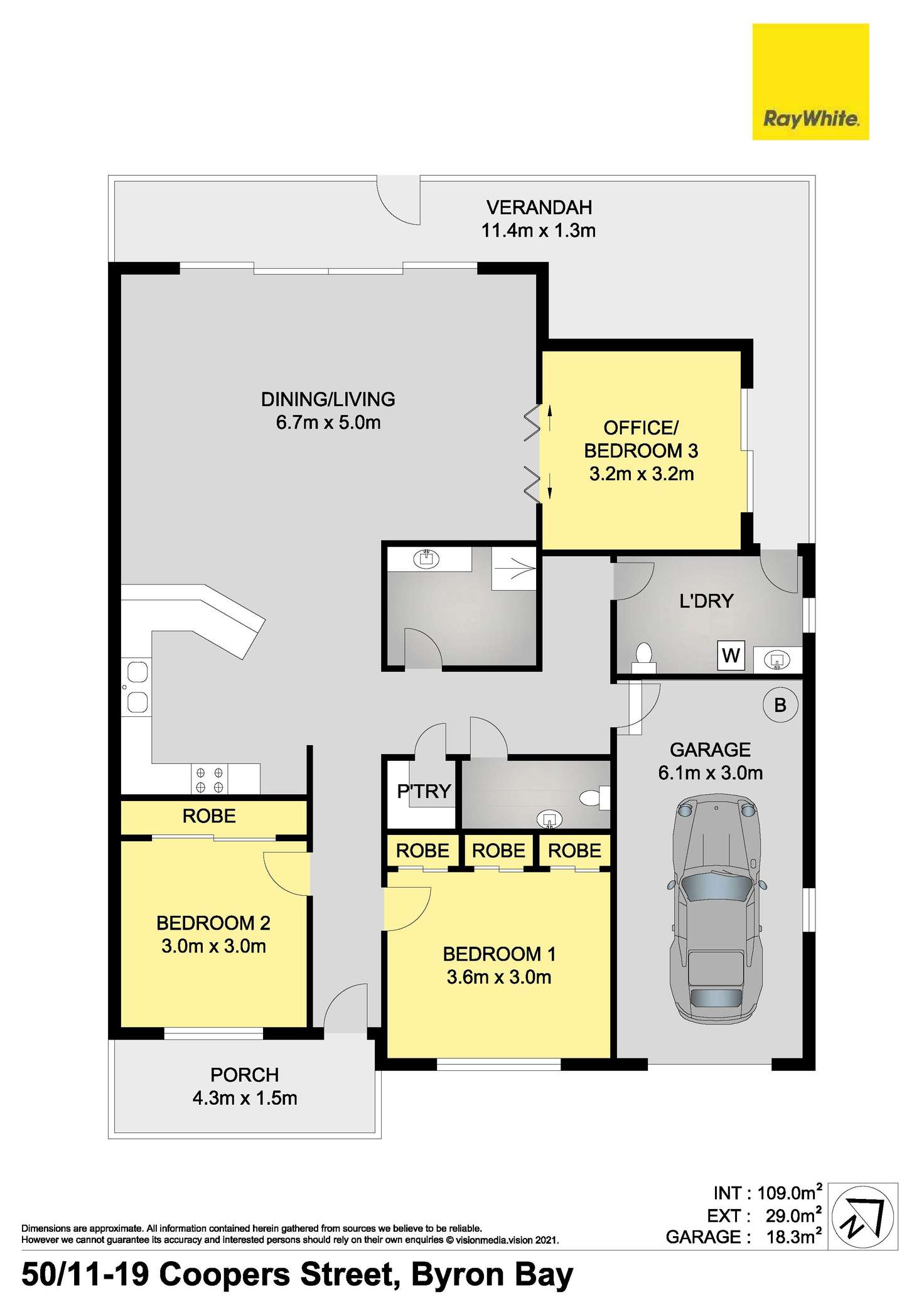 Floorplan of Homely unit listing, 50/11-19 Cooper Street, Byron Bay NSW 2481