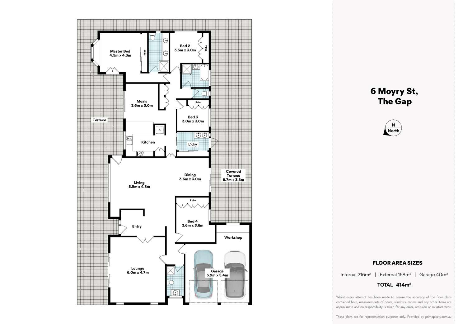 Floorplan of Homely house listing, 6 Moyry Street, The Gap QLD 4061