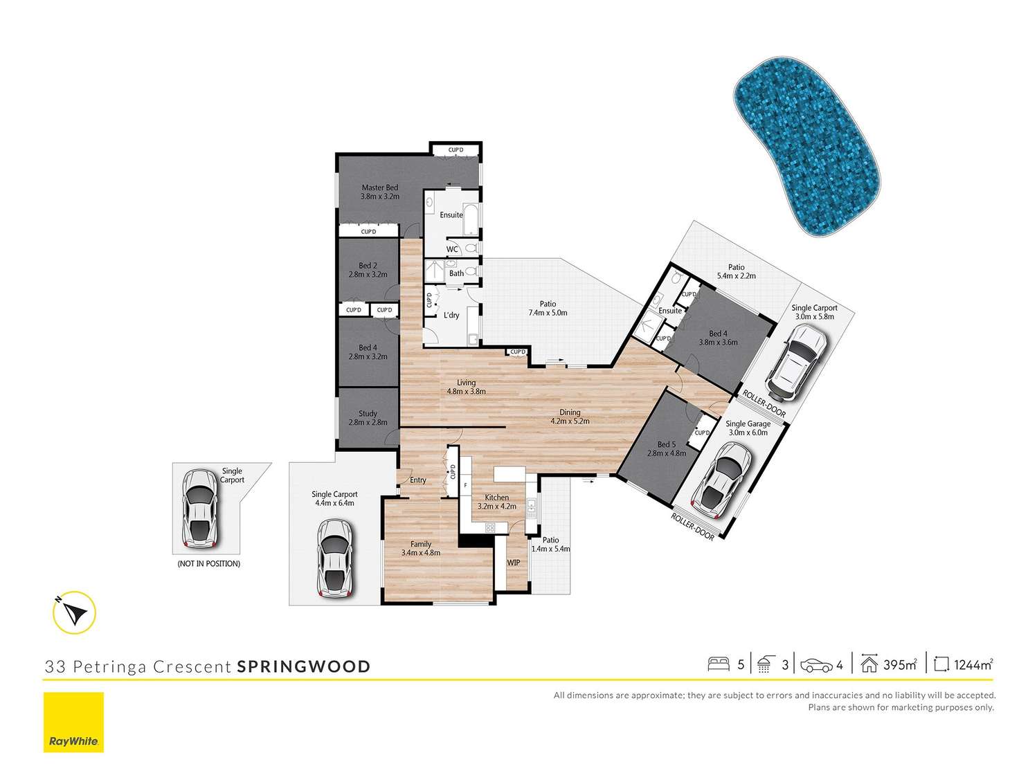 Floorplan of Homely house listing, 33 Petringa Crescent, Springwood QLD 4127