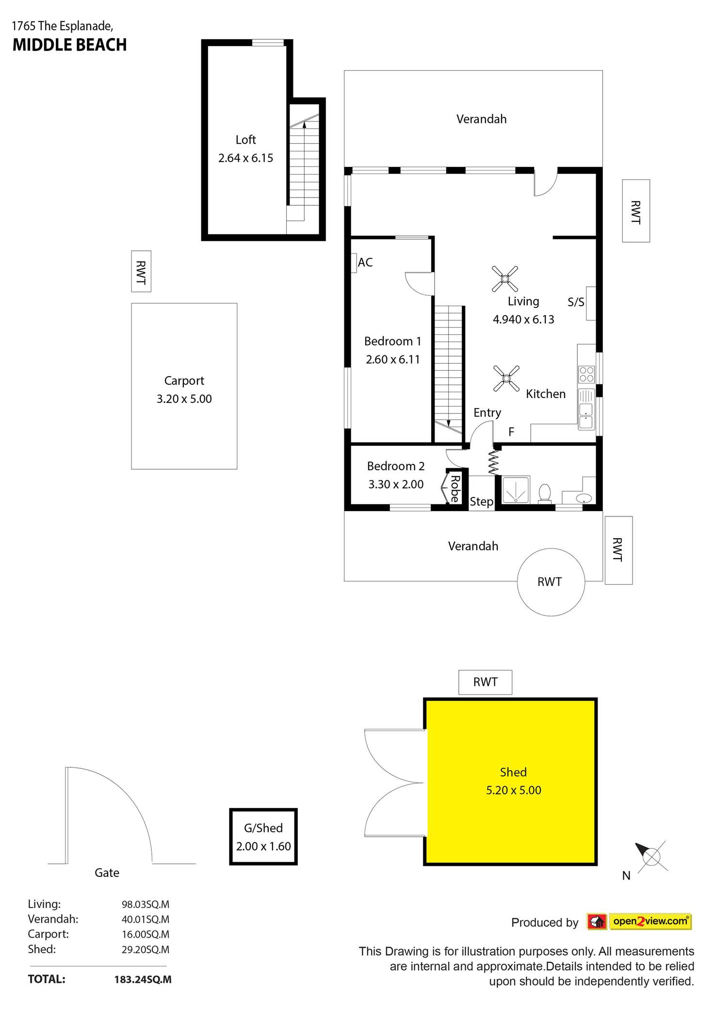 Floorplan of Homely house listing, 1765 The Esplanade, Middle Beach SA 5501