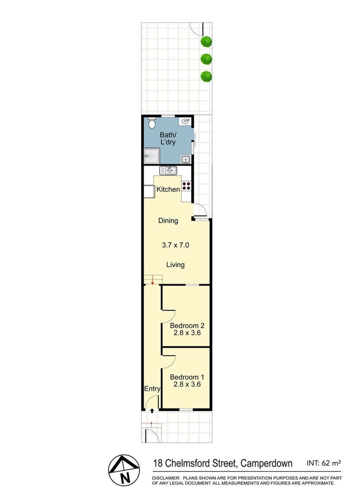 Floorplan of Homely house listing, 18 Chelmsford Street, Camperdown NSW 2050
