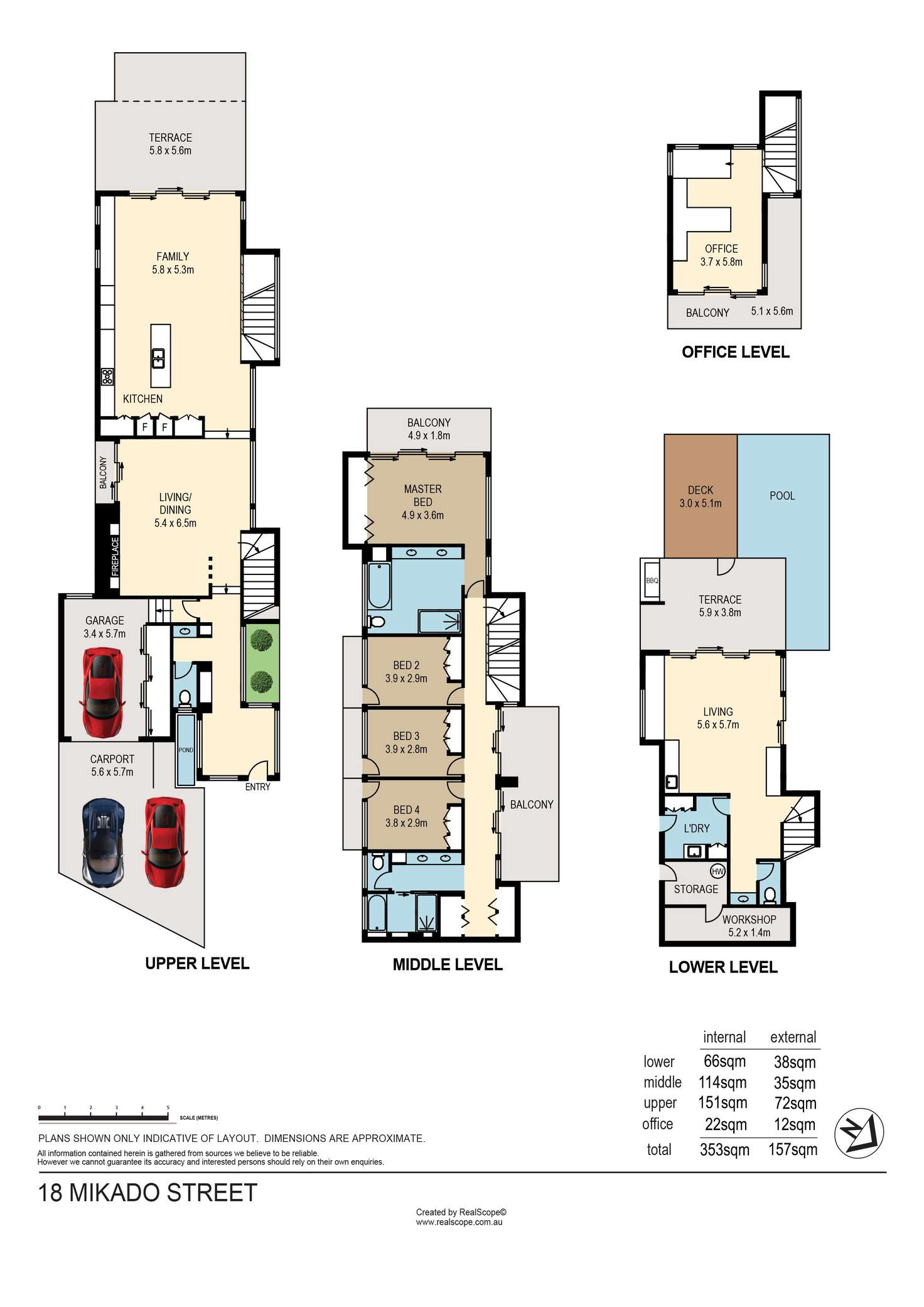 Floorplan of Homely house listing, 18 Mikado Street, Hamilton QLD 4007