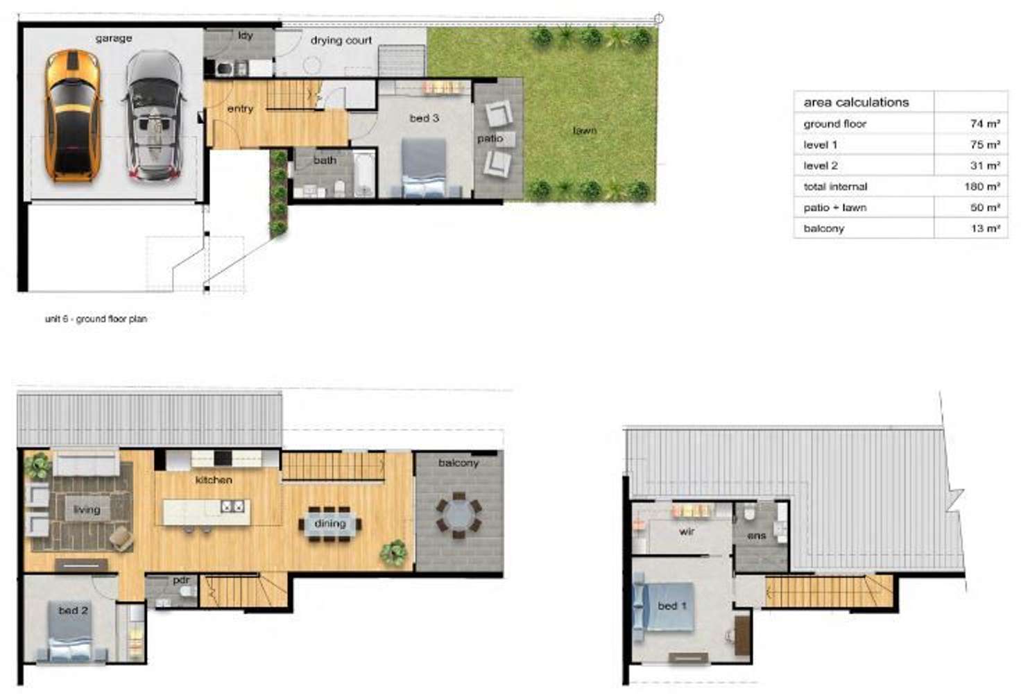 Floorplan of Homely townhouse listing, 6/32 John Street, Redcliffe QLD 4020