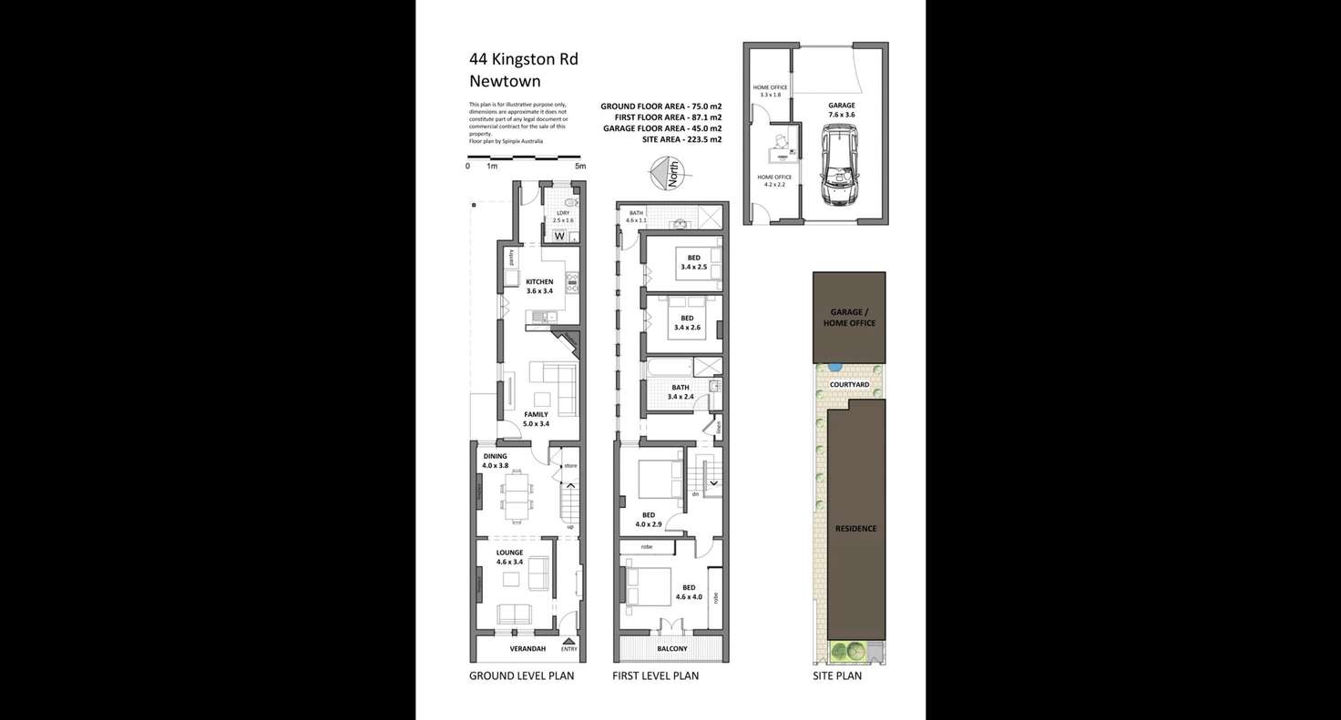 Floorplan of Homely house listing, 44 Kingston Road, Camperdown NSW 2050